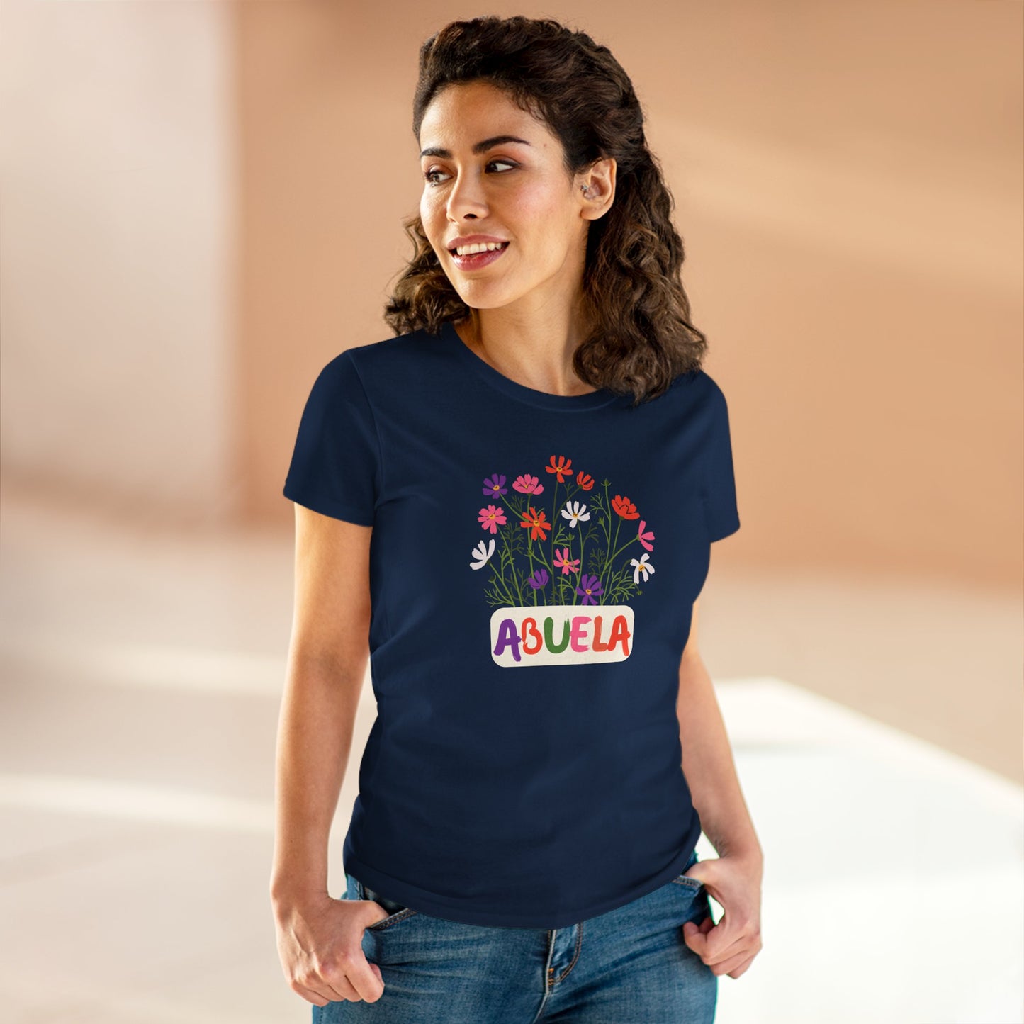 Abuela con Flores Shirt, Gift for Grandma, Gift for Abuela, Mothers Day Gift, Dia de las madres regalo, Abuela Gifts, Gift for Mom