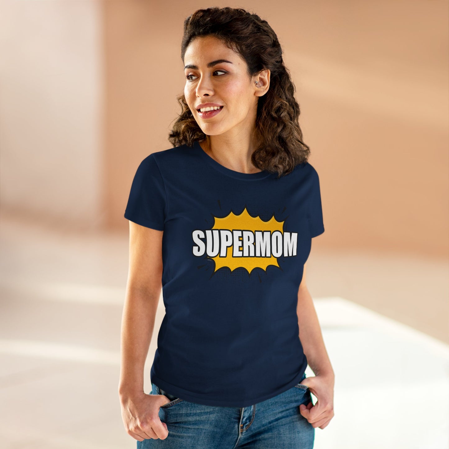 Supermom T-Shirt, Gift for Mom, Cute Summer Top, Mother's Day Gift, Family Gatherings, Casual Wear, Mom's Birthday, Supermom
