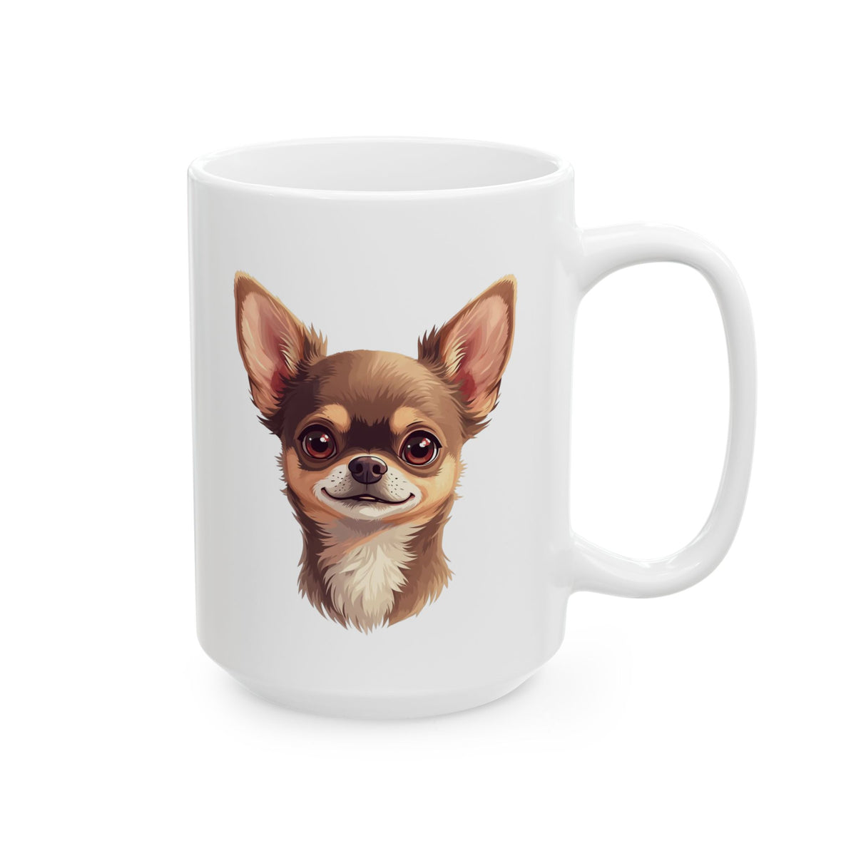 Chihuahua Coffee Mug, Cute Small Dog Mug, Dog Lover Mug, Pet Parent Gift, Chihuahua Mom Dad Cup 11oz or 15oz, Dog Lover Gift