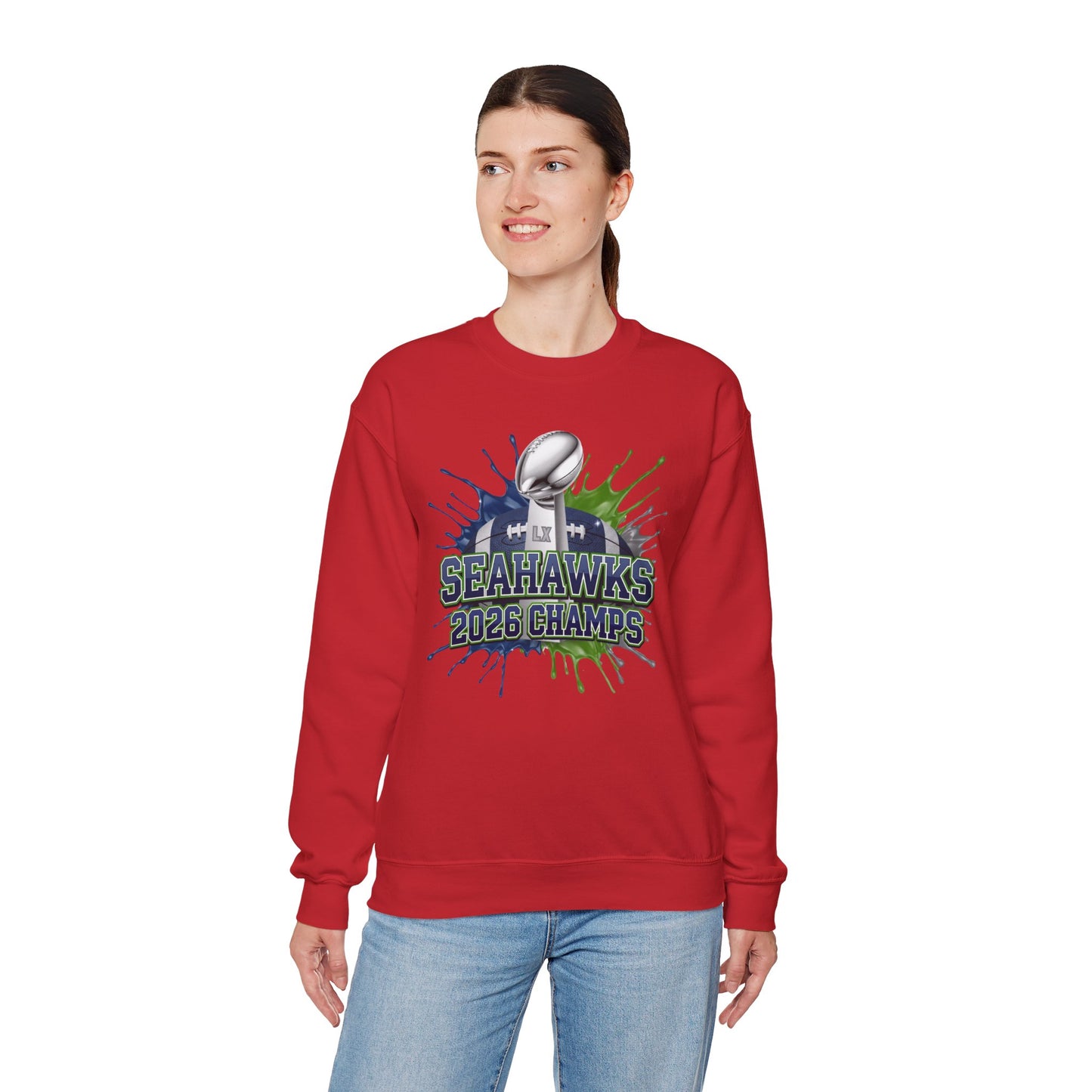 Seahawks 2026 Champions Sweatshirt, Seahawks Football Fan, 2026 football Champs, Team Victory Sweatshirt
