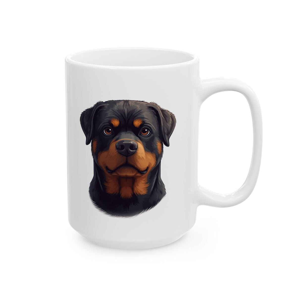 Rottweiler Coffee Mug, Rottie Dog Mug, Dog Lover Mug, Pet Parent Gift, Rottweiler Mom Dad Cup 11oz or 15oz, Dog Lover Gift