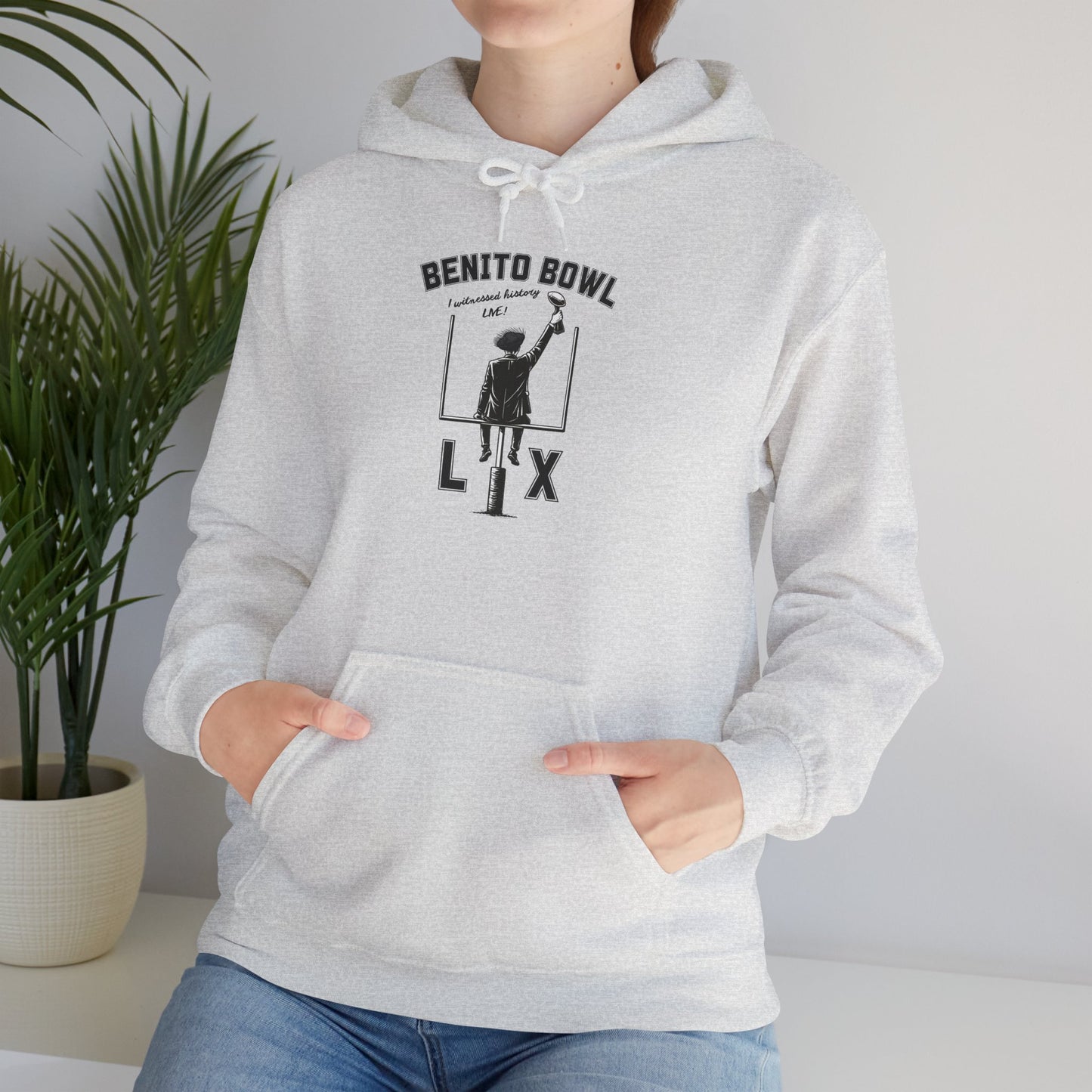 Benito Bowl LX Witnessed History Live Halftime Hoodie, Football Fan Gift, Benito Hoodie, Puerto Rico Boricua Heritage