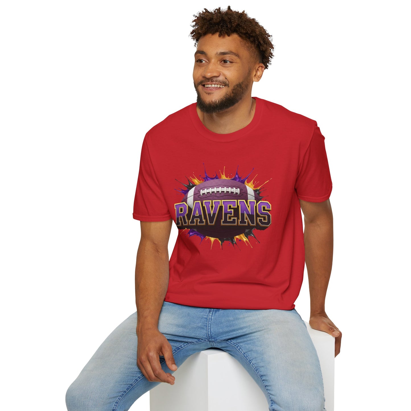 Baltimore Football Unisex T-Shirt, Baltimore Team Tee, Football Gift for Baltimore Fans, Game Day Shirt, Sports Fan Apparel Football Tee