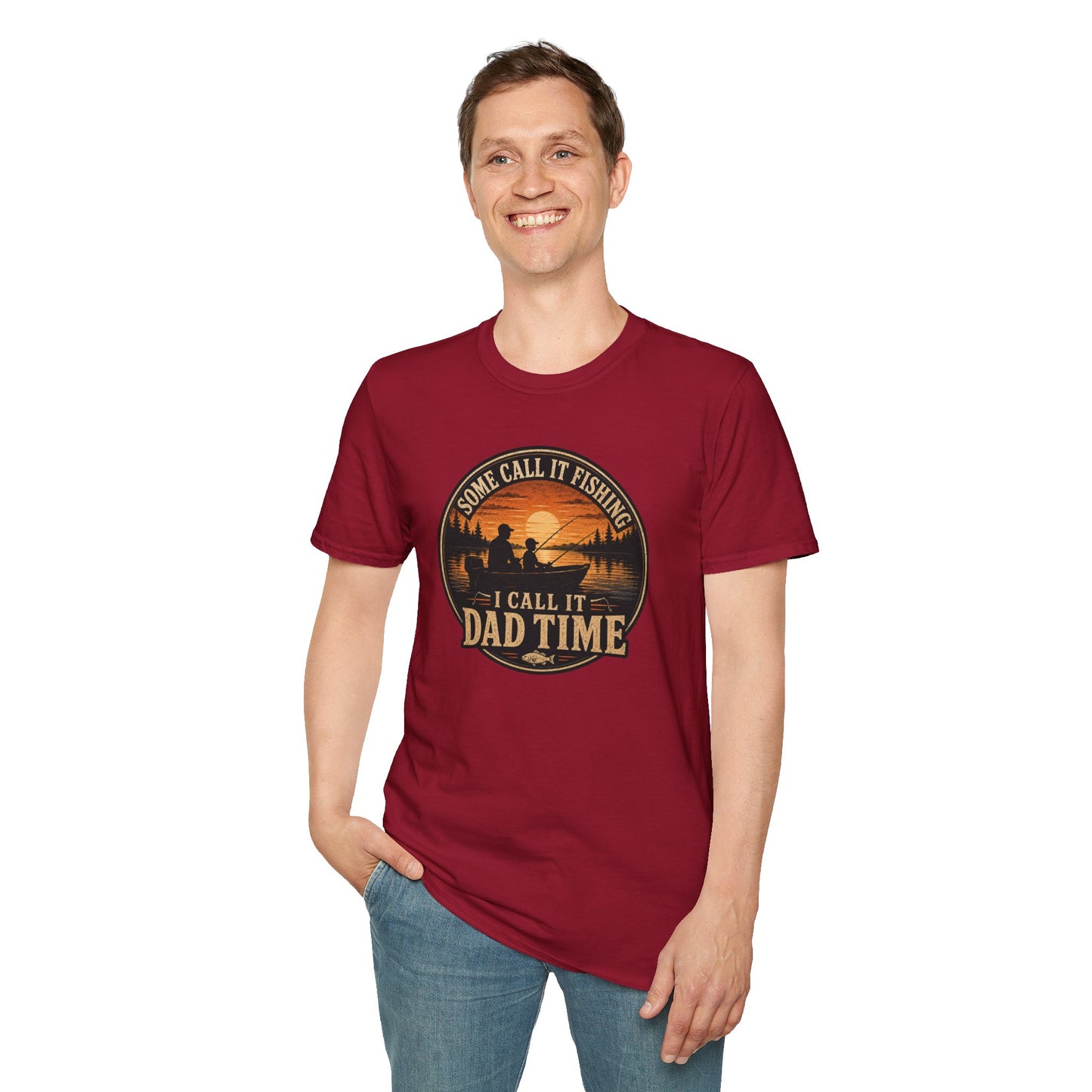 Fishing Dad Shirt, Some Call It Fishing I Call It Dad Time Tee, Fathers Day Fishing T-Shirt, Fisherman Gift for Dad