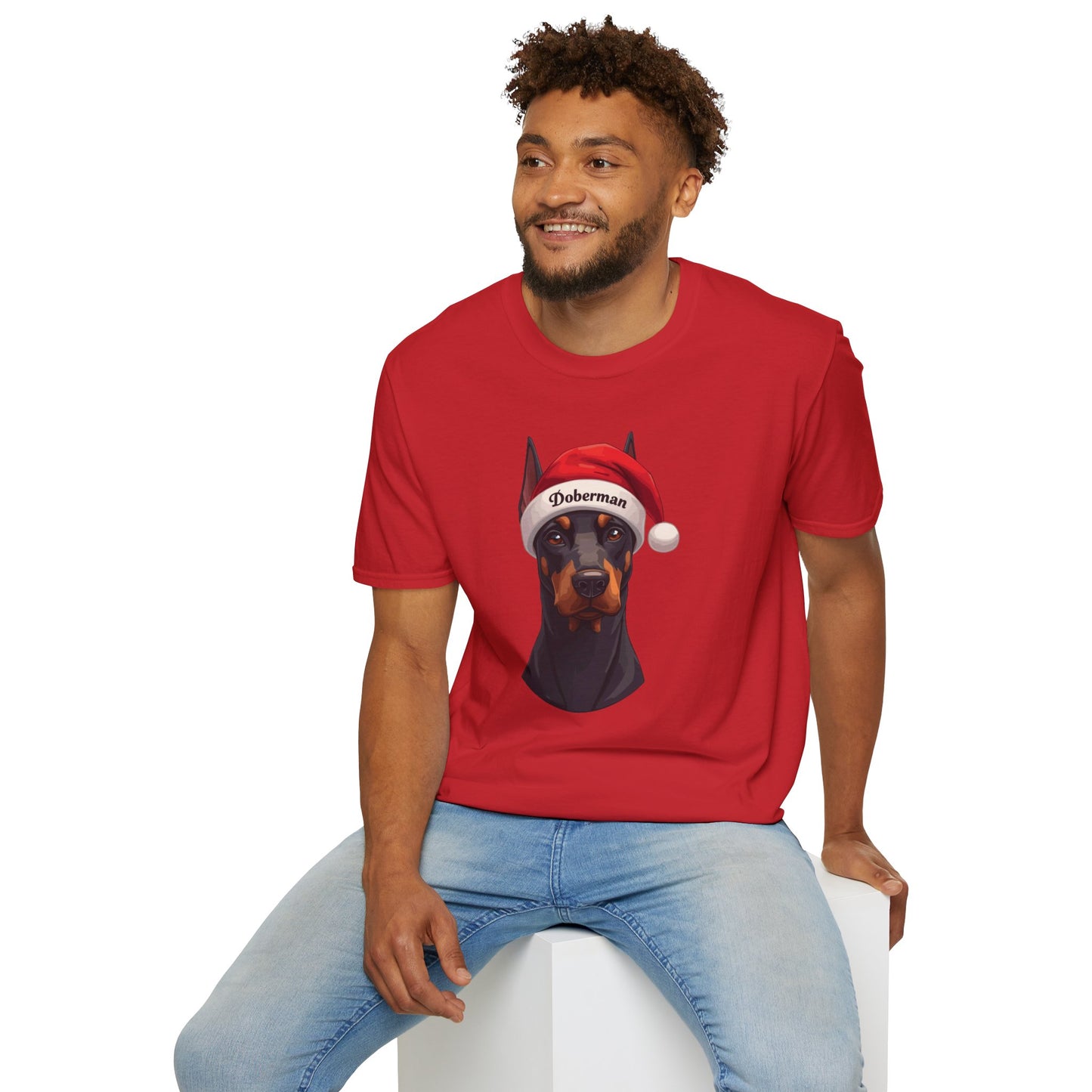 Doberman Dog Portrait Shirt – Doberman Dog Lover Gift, Cute Dog Mom Tee, Dog Dad Shirt, Pet Breed Apparel