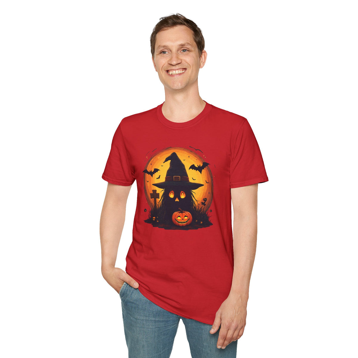 Scary Halloween Unisex T-Shirt, Creepy Spooky Tee, Horror Costume Shirt, Men Women Kids Apparel, Trick or Treat Clothing, Ghost Shirt