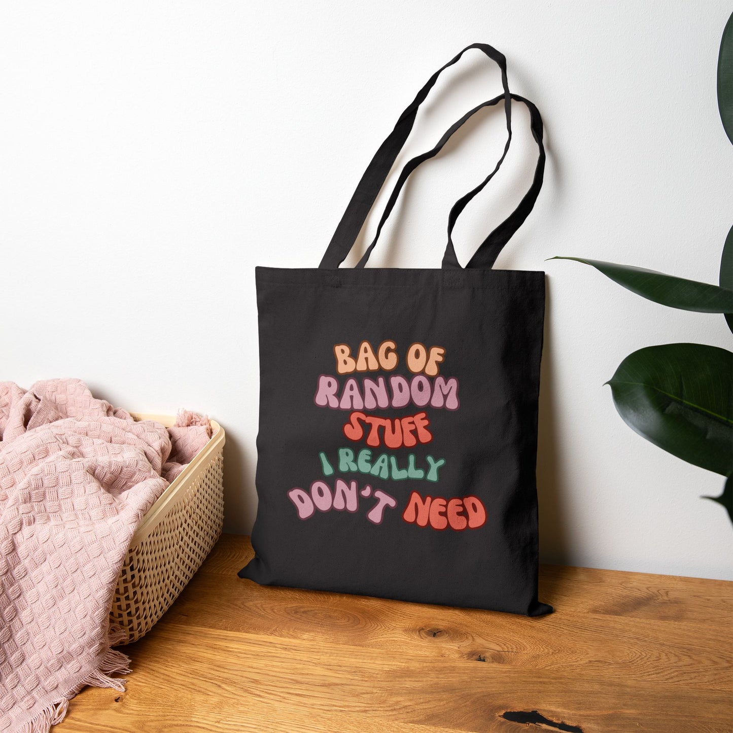 Bag of Random Things I really Don't Need Tote Bag, Funny Gifts for shoppers, Shopping Tote, Mother's Day Gift, Mom gift, Funny tote bag