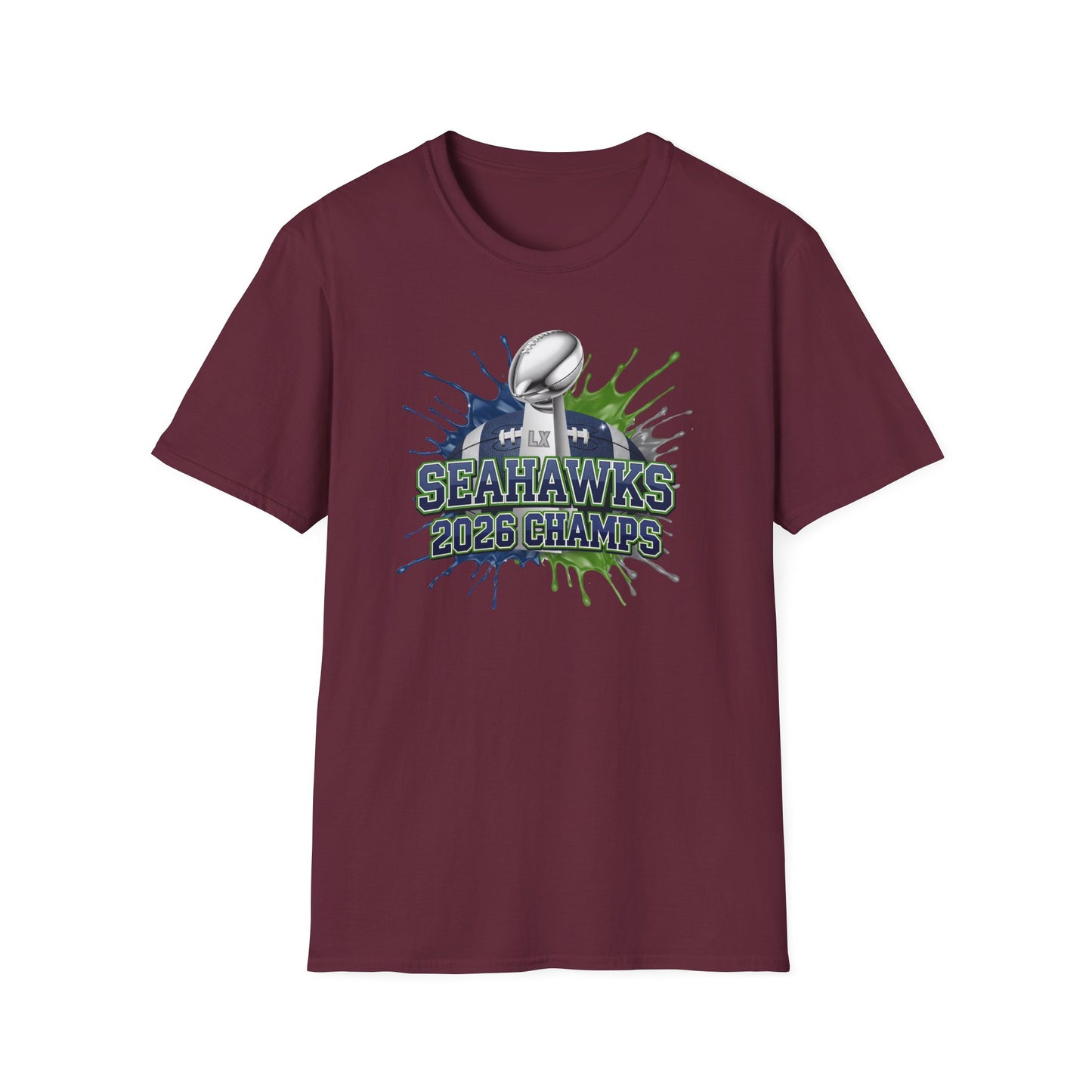 Seahawks 2026 Champions T-shirt – Seahawks Football Fan Tee, 2026 football Champs, Football Gift Shirt, Victory Tee