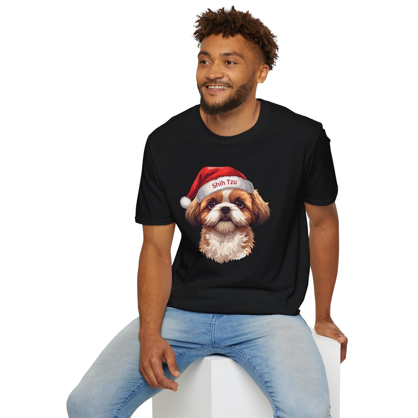 Shih Tzu Dog Portrait Shirt – Shih Tzu Dog Lover Gift, Cute Dog Mom Tee, Dog Dad Shirt, Pet Breed Apparel