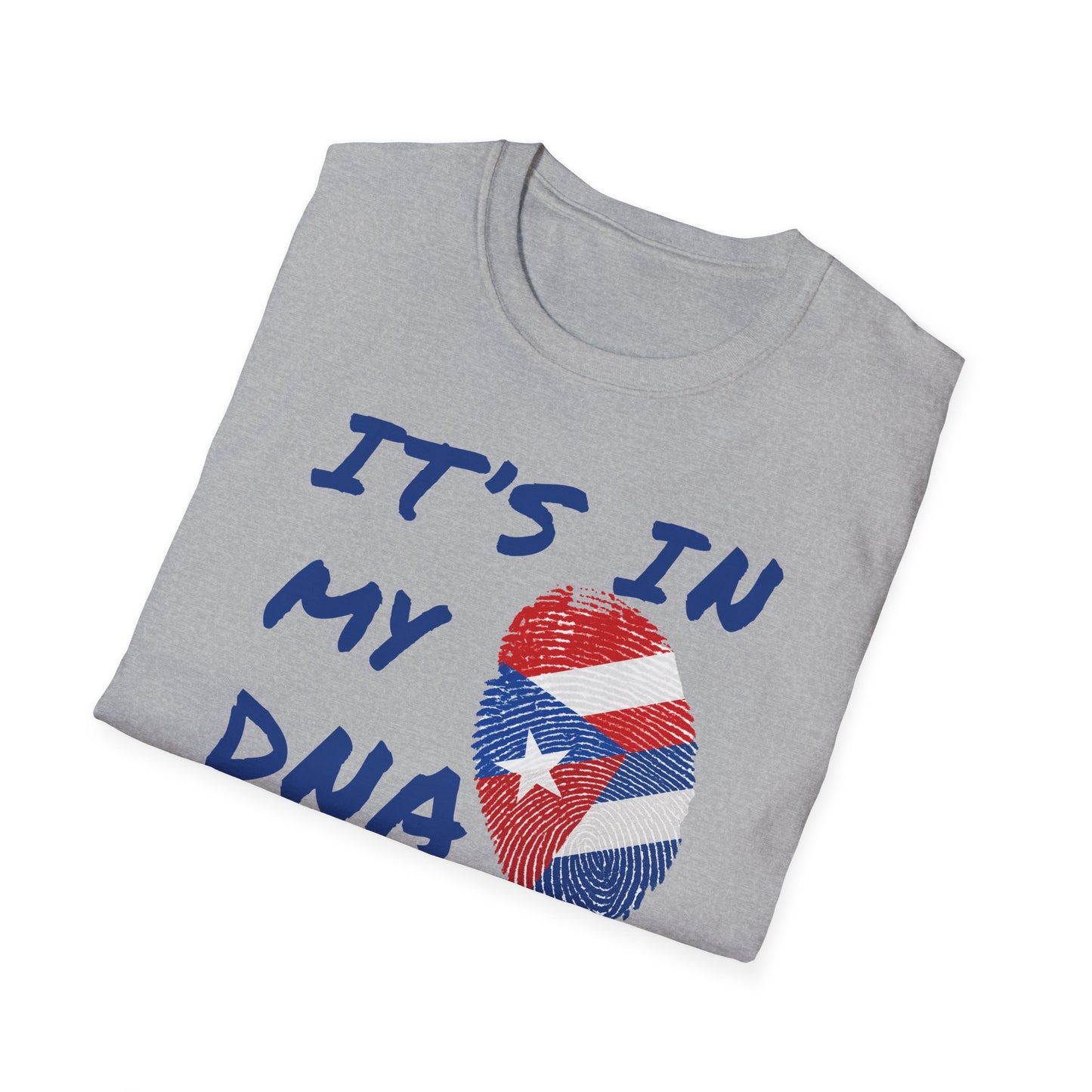 It's In My DNA Cuba-Rican Pride T-Shirt, Graphic Tee for Hispanic Heritage, Cuban - Puerto Rican Heritage, Cuba - Boriqua Pride Tee Gift
