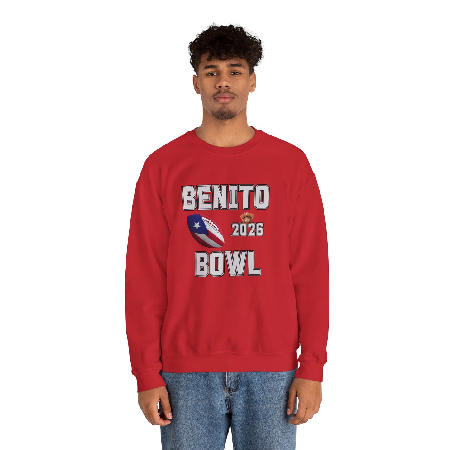 Benito Bowl Halftime 2026 Sweatshirt, Benito Bowl Shirt, Football Fan Gift, Puerto Rico Heritage Sweatshirt, Boriqua Pride Gift