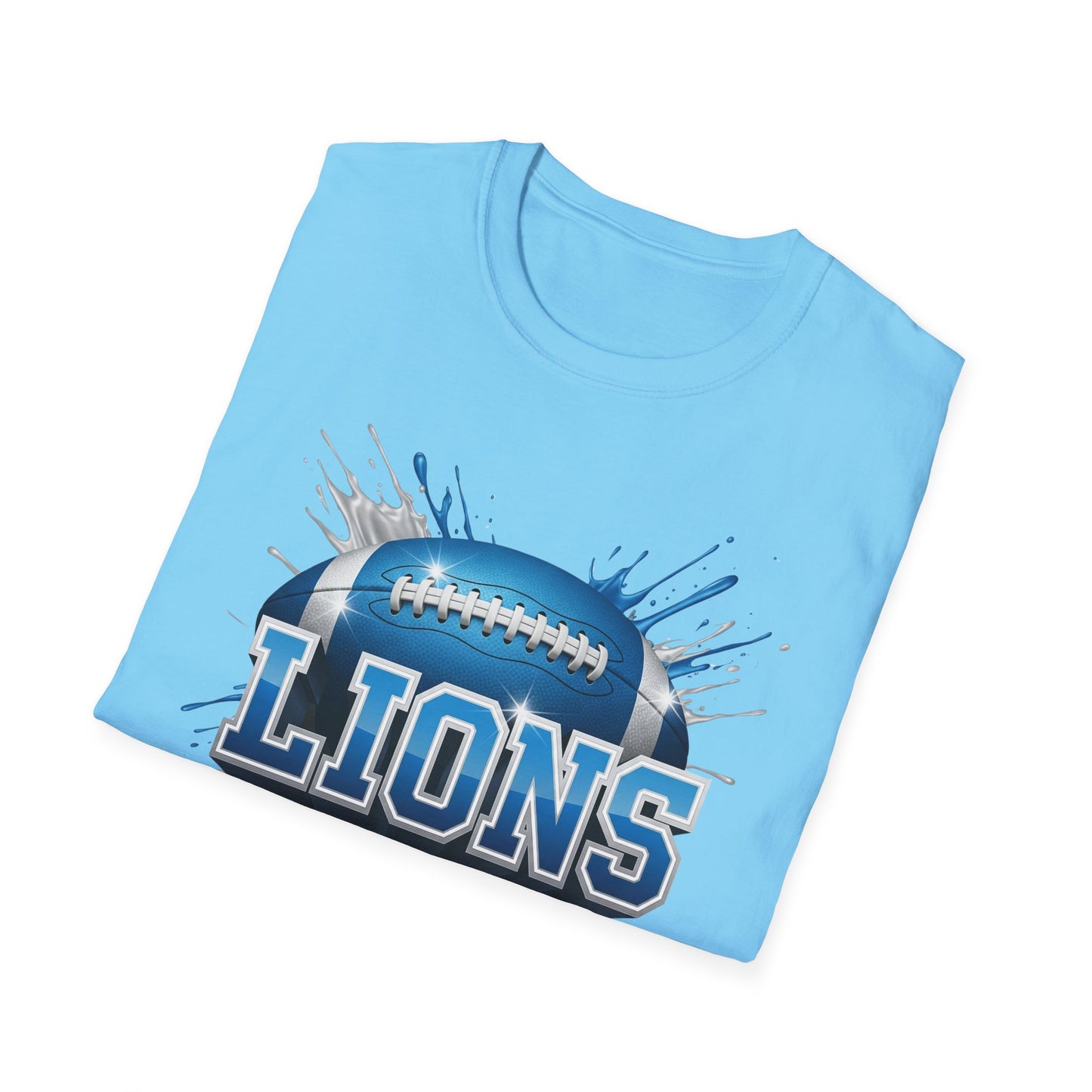 Detroit Football Unisex T-Shirt, Detroit Team Tee, Football Gift for Detroit Fans, Game Day Shirt, Sports Fan Apparel, Football Tee