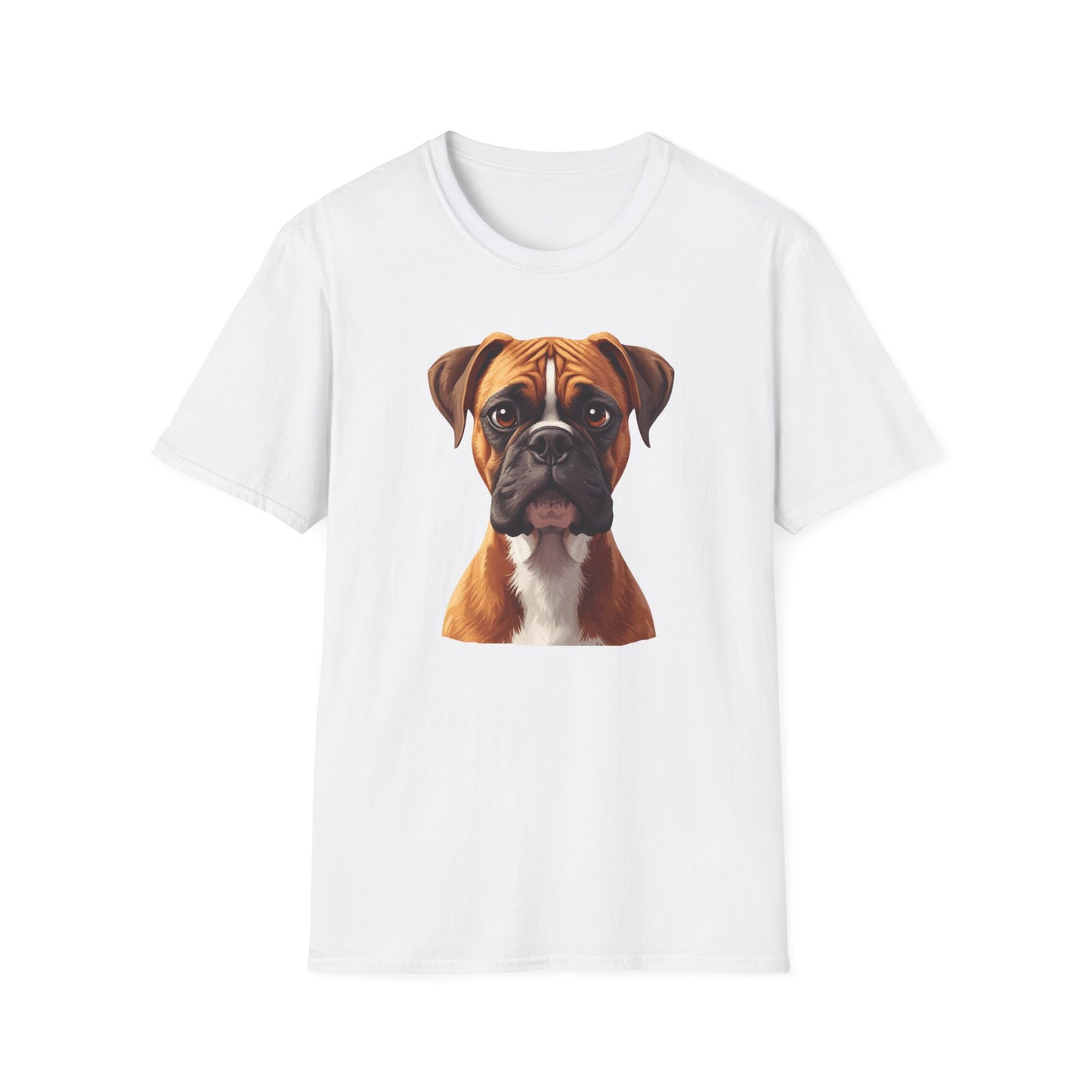 Boxer Dog Portrait Shirt – Boxer Dog Lover Gift, Cute Dog Mom Tee, Dog Dad Shirt, Pet Breed Apparel