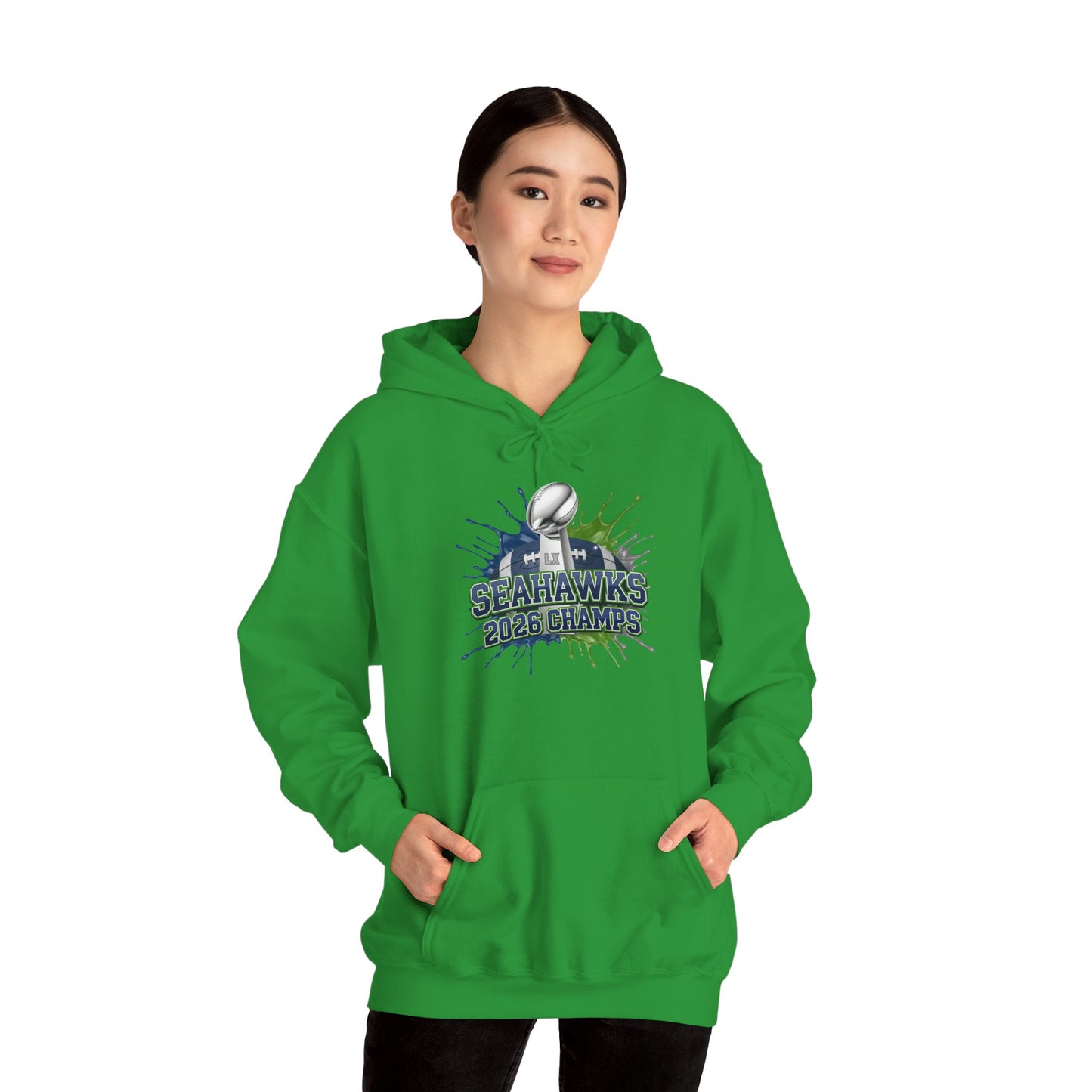Seahawks 2026 Champions Hoodie – Seahawks Football 12s Fan Hoodie, 2026 football Champs, Football Gift