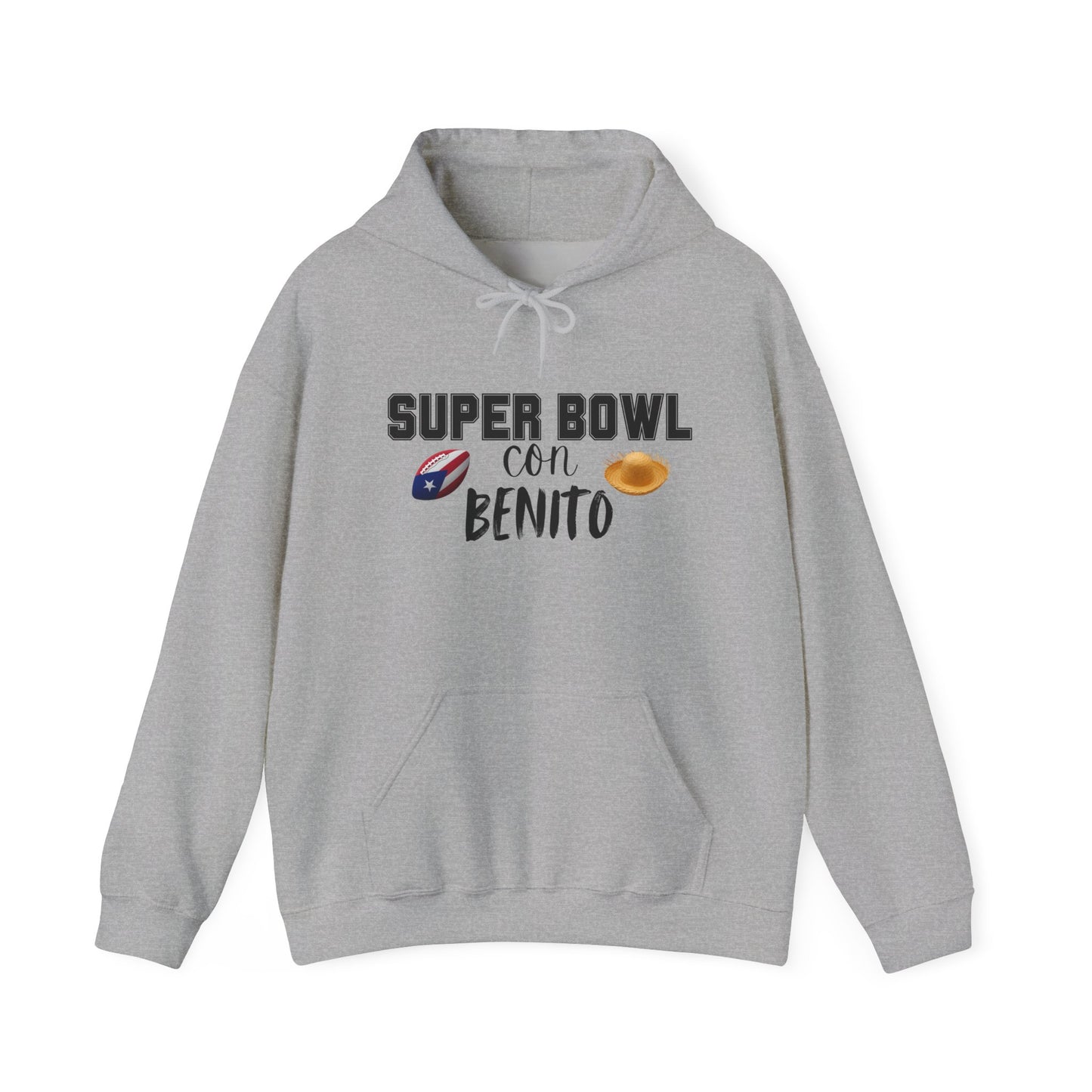 Benito Bowl Halftime Shirt 2026 Hoodie, Benito Bowl Hooded Sweatshirt, Football Fan Gift, Puerto Rico Heritage Hoodie, Boriqua Pride Gift