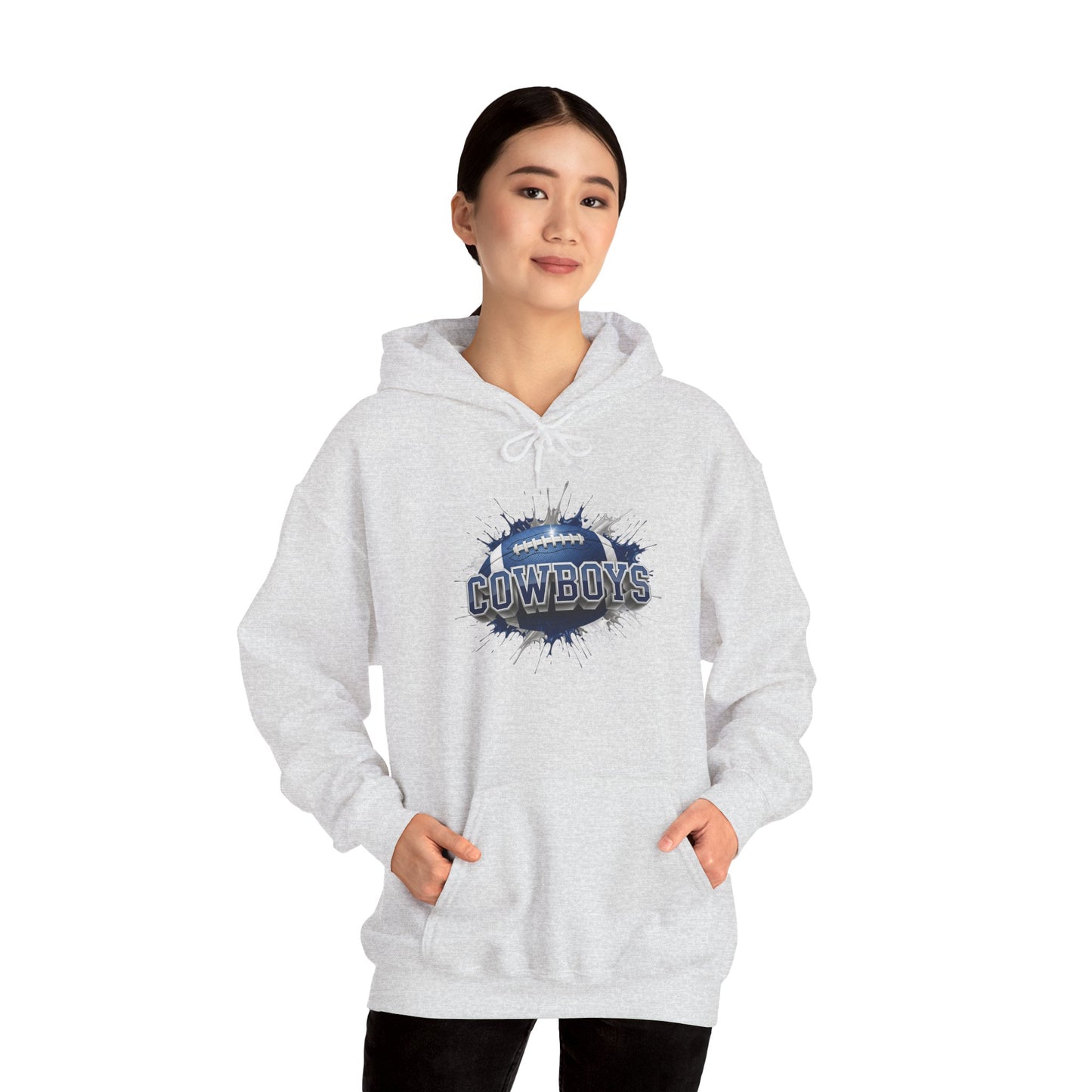 Dallas Football Hoodie, Dallas Team Hoodie, Football Gift for Dallas Fans, Game Day Sports Fan Apparel, Football Fan Gift