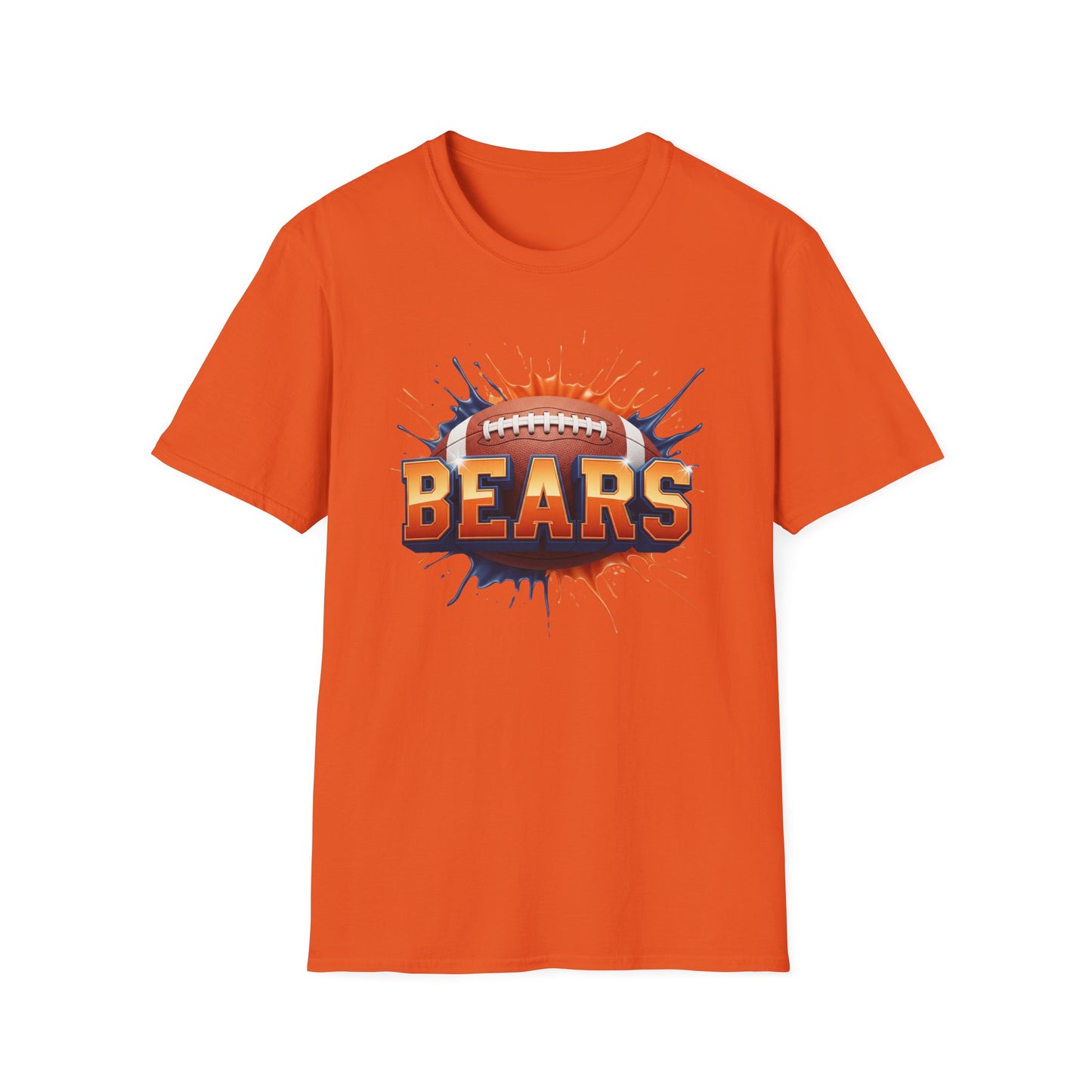Chicago Football Unisex T-Shirt, Chicago Team Tee, Football Gift for Chicago Fans, Game Day Shirt, Sports Fan Apparel, Football Tee