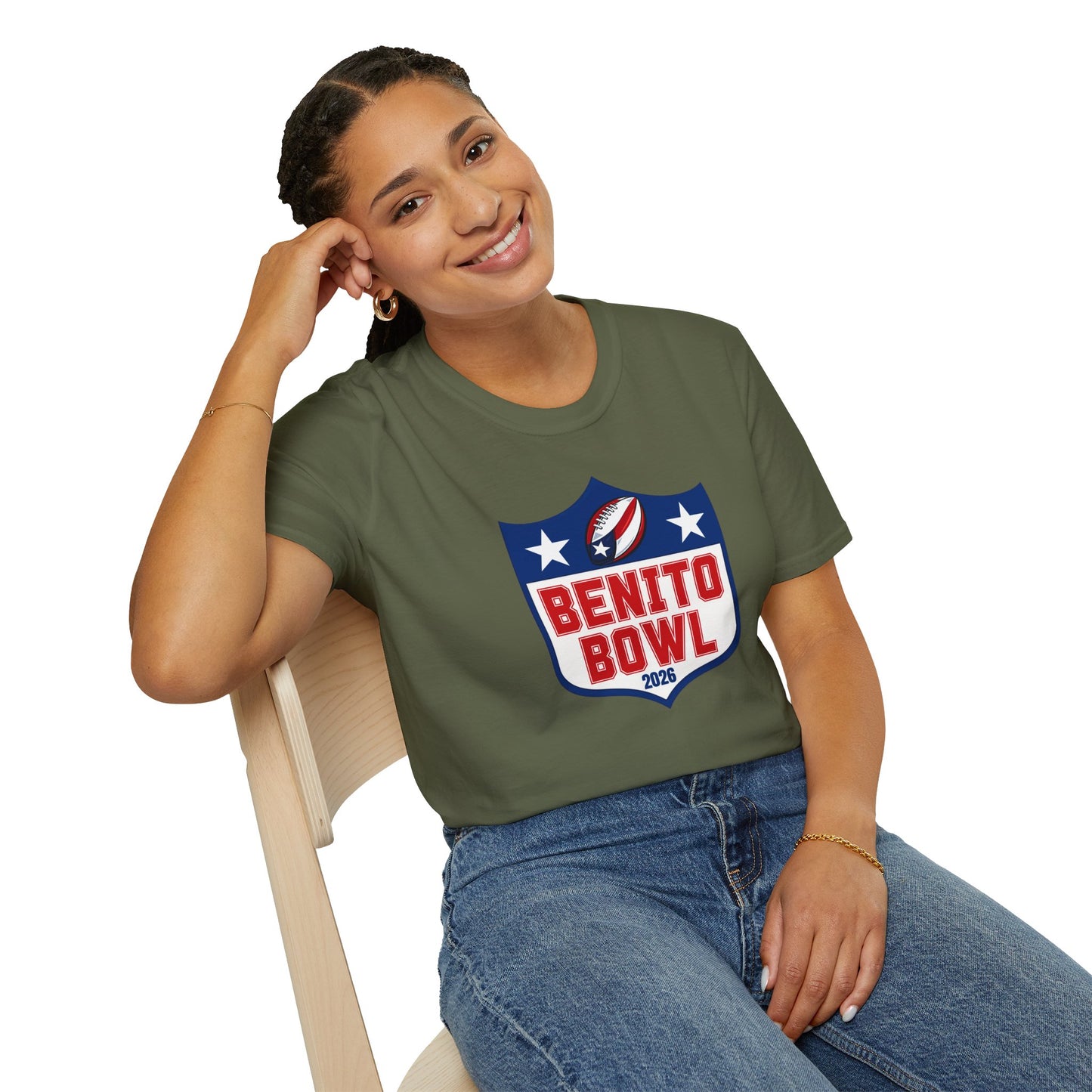 Benito Bowl 2026 Football T-shirt, Benito Bowl Shirt, Football Fan Gift, Puerto Rico Boricua Heritage Culture Pride Tee