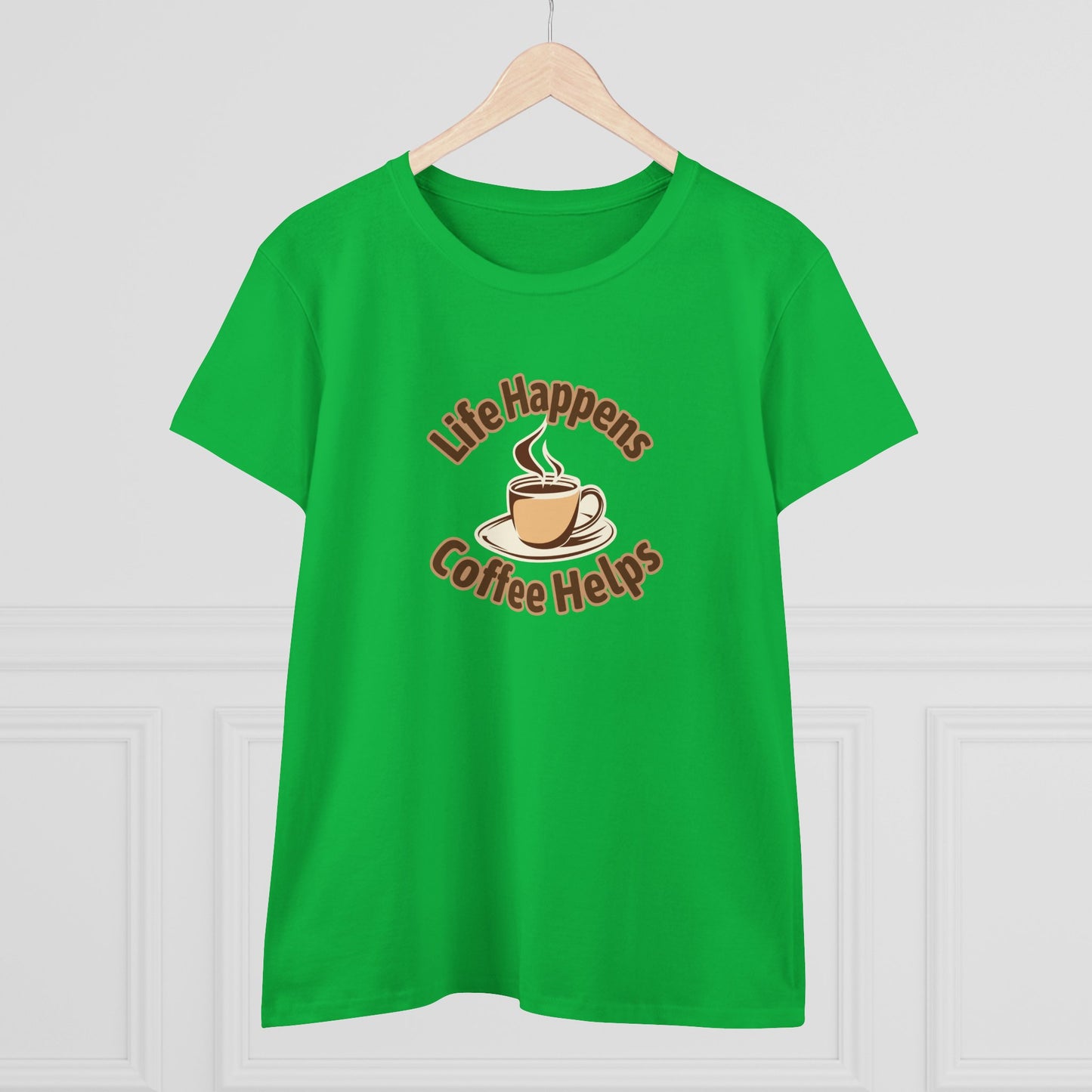 Life Happens Coffee Helps Shirt, Funny Coffee Shirt, Mother's Day Gift, Coffee Lover Gift, Mom Gift, Coffee Drinker Gift, Mother Gift