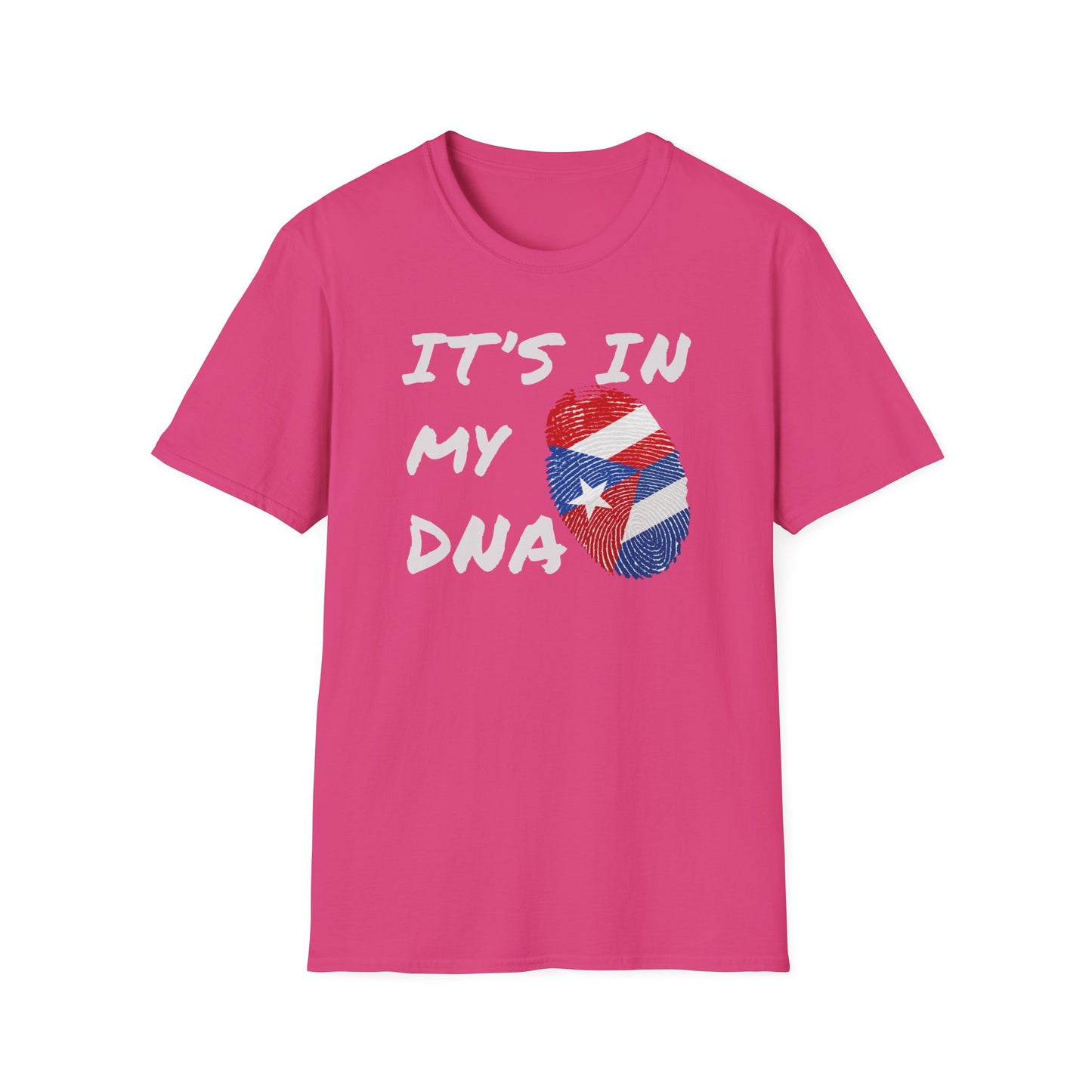 It's In My DNA Cuba-Rican Pride T-Shirt, Graphic Tee for Hispanic Heritage, Cuban - Puerto Rican Heritage, Cuba - Boriqua Pride Tee Gift