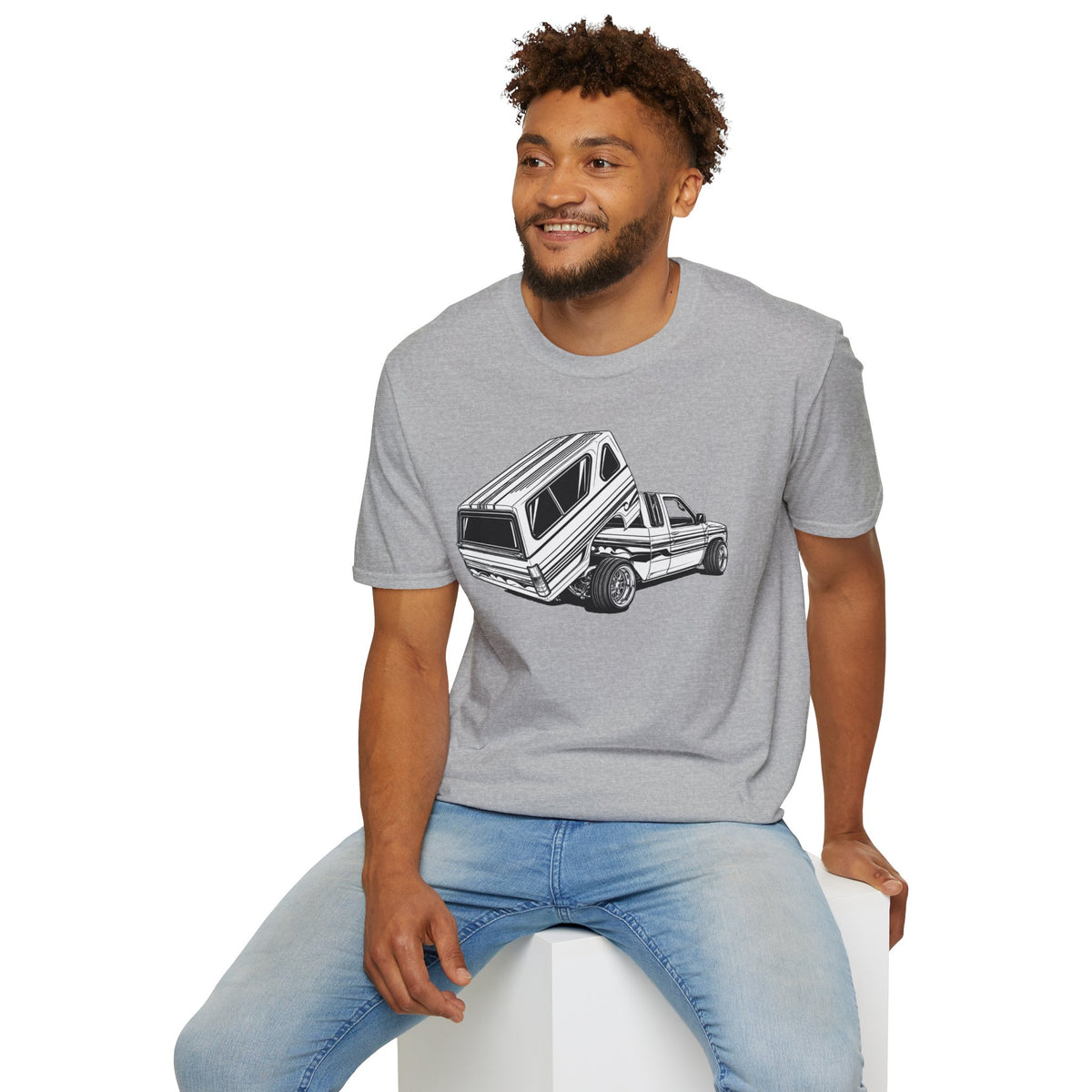Mini Truck Lowrider Shirt, Lowrider Bed Dancer Truck T-Shirt, Custom Lowered Truck Tee, Car Enthusiast Gift