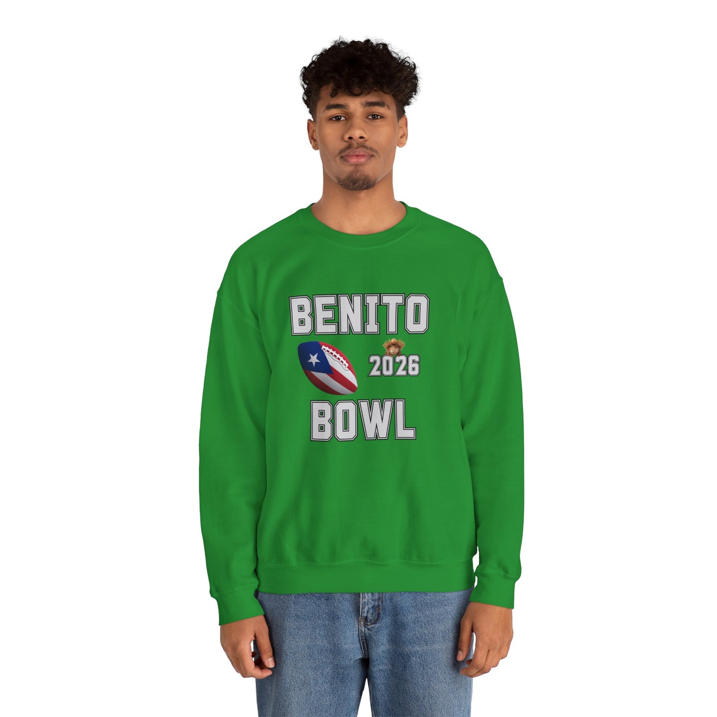Benito Bowl Halftime 2026 Sweatshirt, Benito Bowl Shirt, Football Fan Gift, Puerto Rico Heritage Sweatshirt, Boriqua Pride Gift