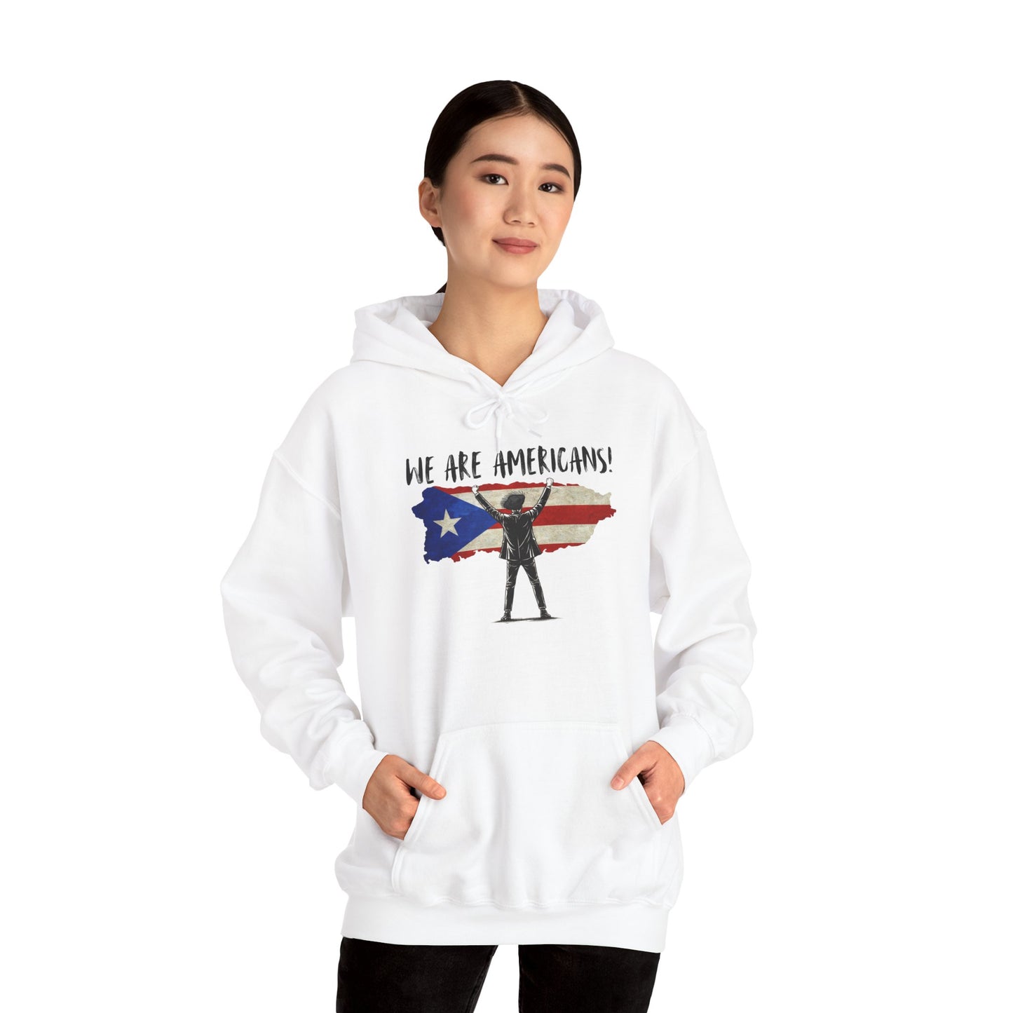 Benito We are Americans Hoodie, Benito Bowl, Football Fan Gift, Puerto Rico Boricua Heritage Culture Pride Hoodie
