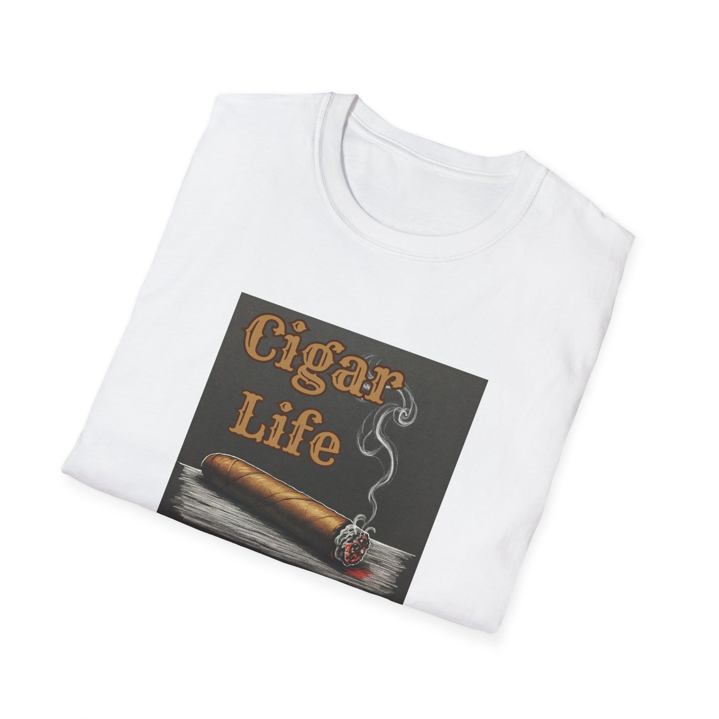 Cigar Life Unisex T-Shirt, BBQ Pool Party Shirt, Fathers Day Gift, Relaxation Leisure, Cigar lover Gift, Grandpa Gift