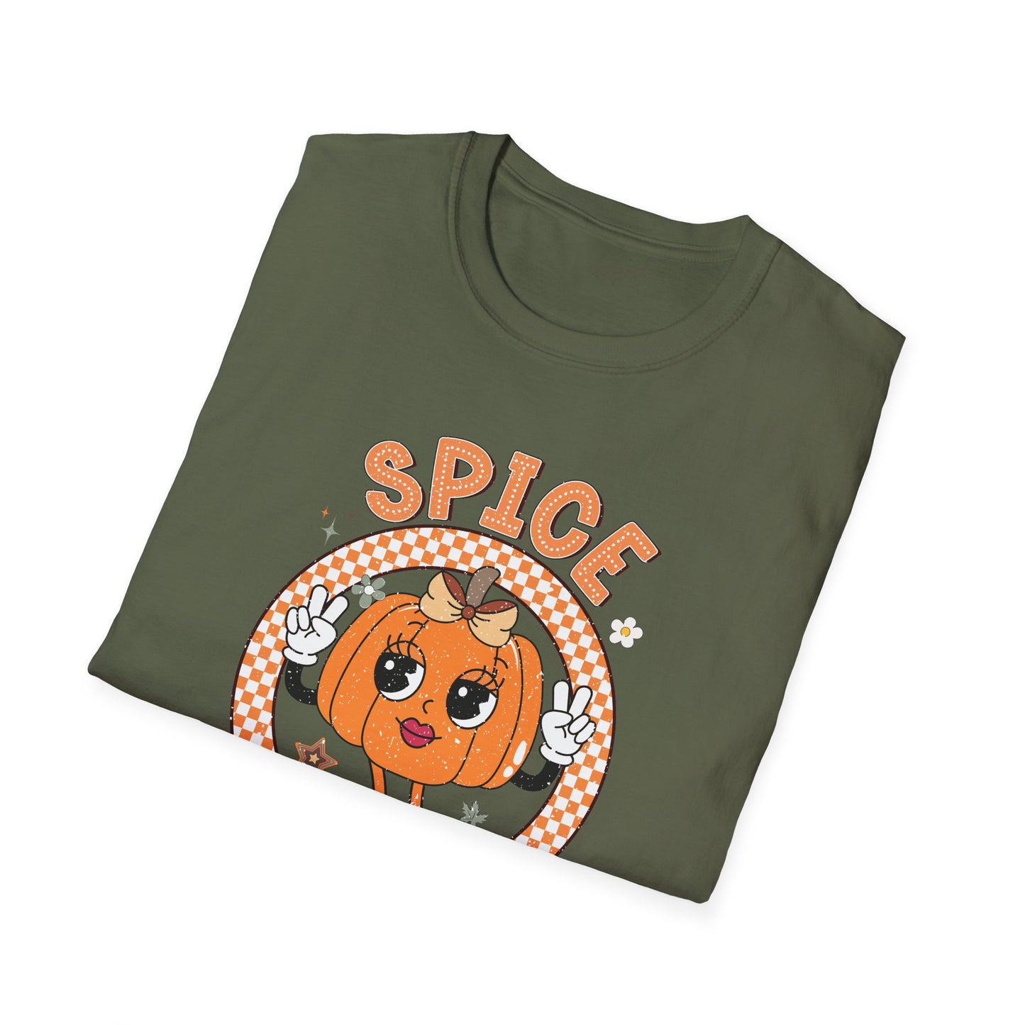 Spice Girl Pumpkin Fall T-Shirt - Cute Women's Autumn Tee, Thanksgiving Shirt, Lady Pumpkin Spice Girl Tee, Cozy Fall Tee for Her