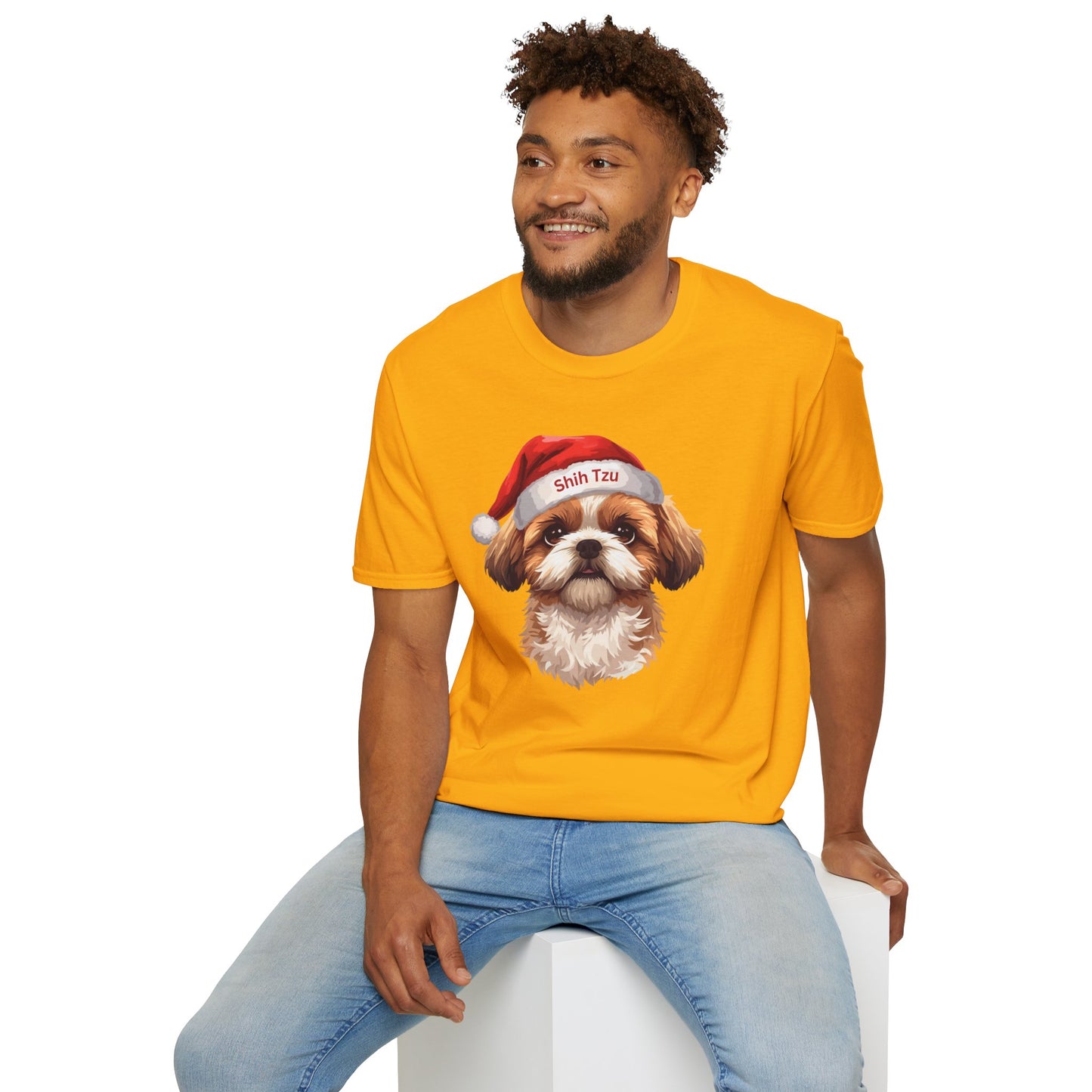 Shih Tzu Dog Portrait Shirt – Shih Tzu Dog Lover Gift, Cute Dog Mom Tee, Dog Dad Shirt, Pet Breed Apparel