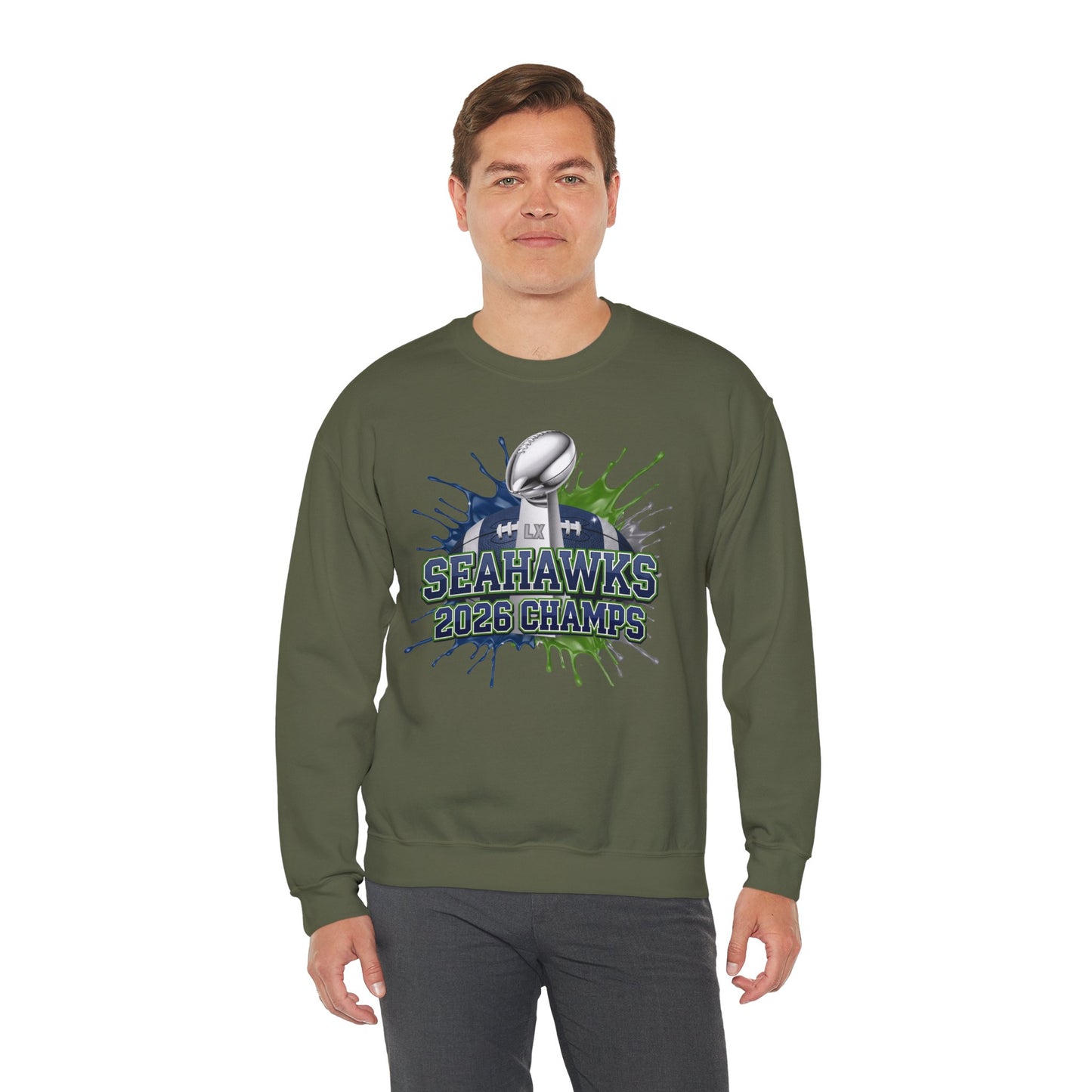 Seahawks 2026 Champions Sweatshirt, Seahawks Football  Fan, 2026 football Champs, Team Victory Sweatshirt