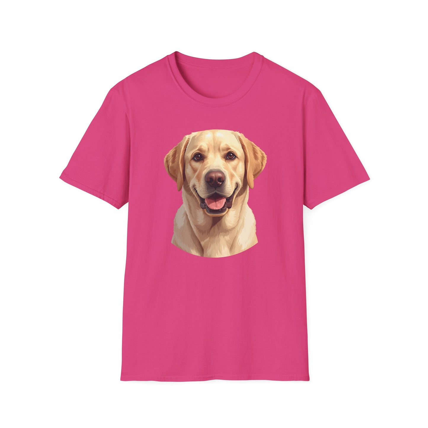 Labrador Retriever Dog Portrait Shirt – Lab Dog Lover Gift, Cute Dog Mom Tee, Dog Dad Shirt, Pet Breed Apparel