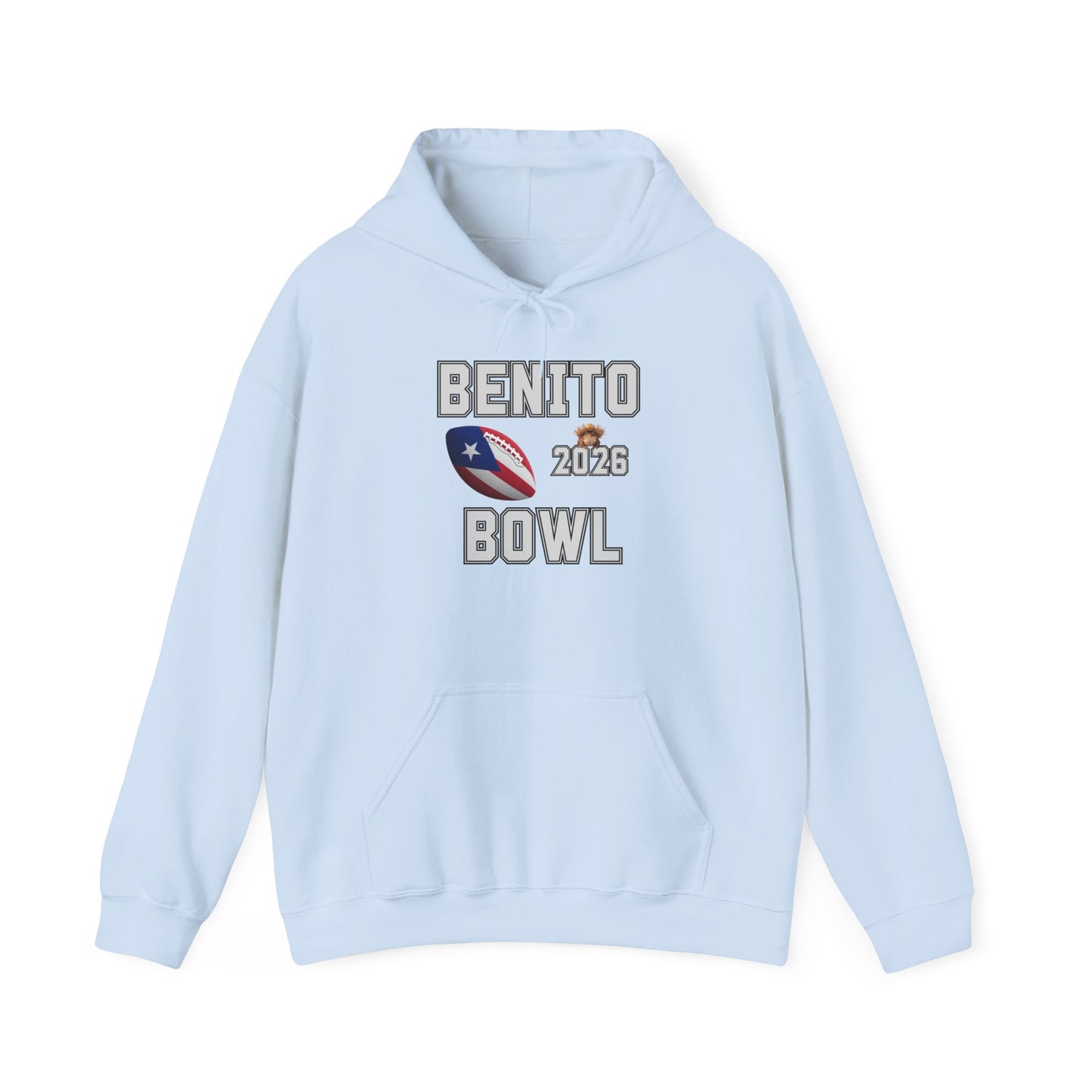 Benito Bowl Halftime Shirt 2026 Hoodie, Benito Bowl Hooded Sweatshirt, Football Fan Gift, Puerto Rico Heritage Hoodie, Boriqua Pride Gift