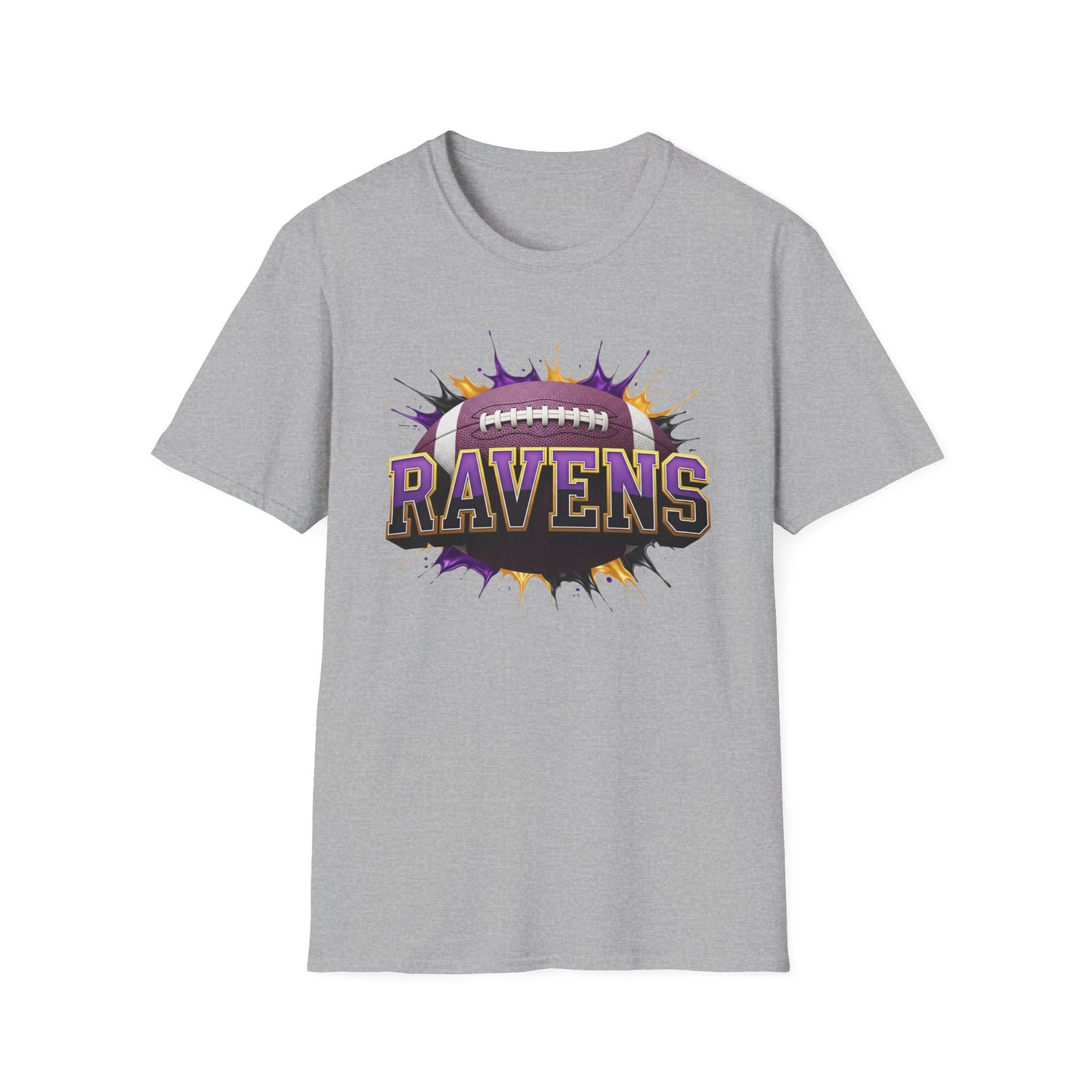 Baltimore Football Unisex T-Shirt, Baltimore Team Tee, Football Gift for Baltimore Fans, Game Day Shirt, Sports Fan Apparel Football Tee