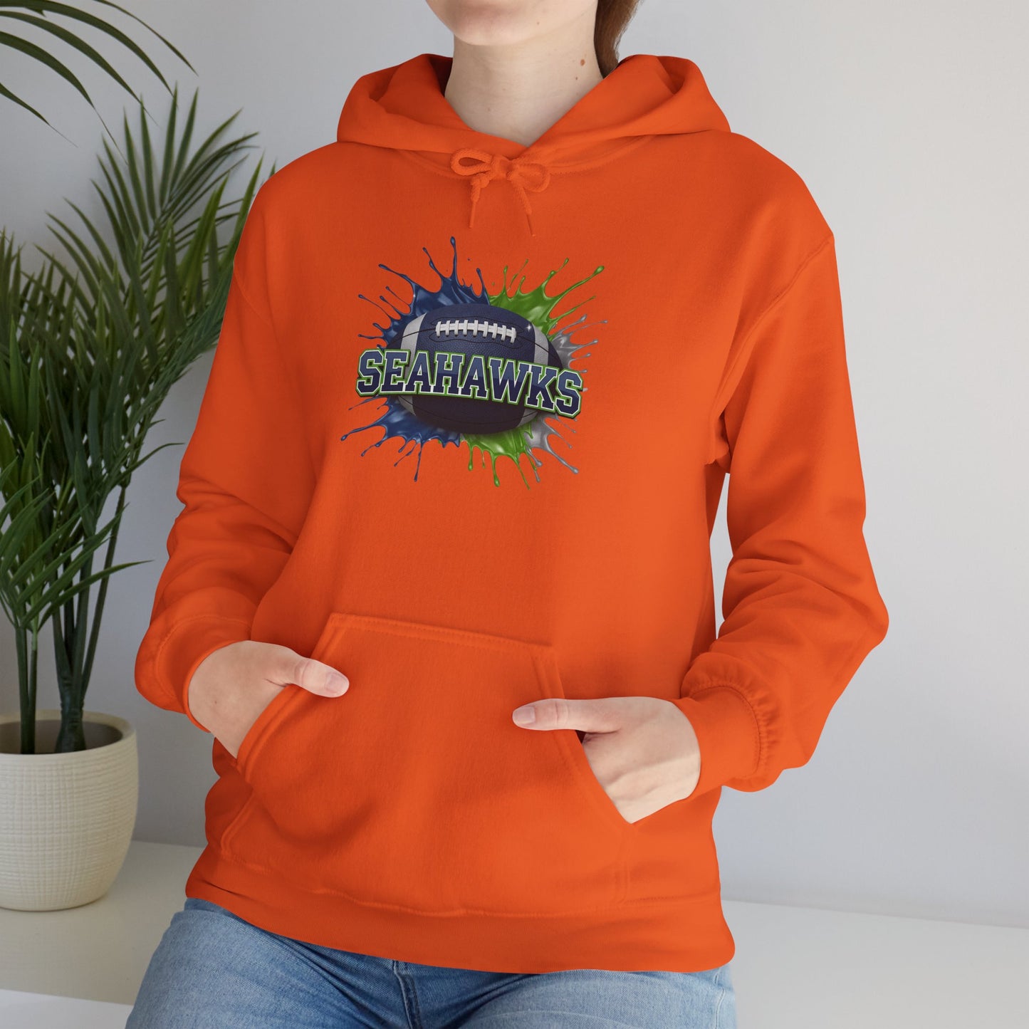 Seattle Football Hoodie, Seattle Team Hoodie, Football Gift for Seattle Fans, Game Day Sports Fan Apparel, Football Fan Gift