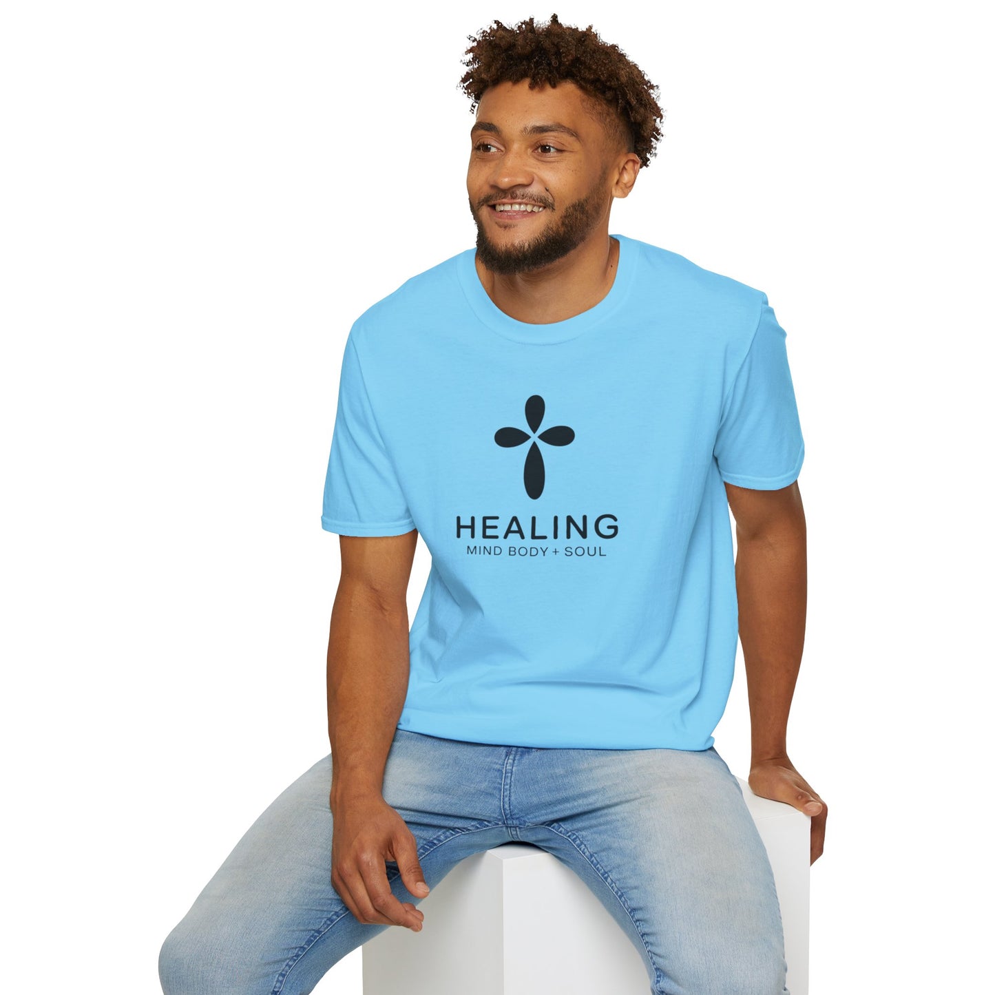 Healing Mind Body Soul T-Shirt – Minimalist Spiritual Wellness Tee, Inspirational Healing Shirt