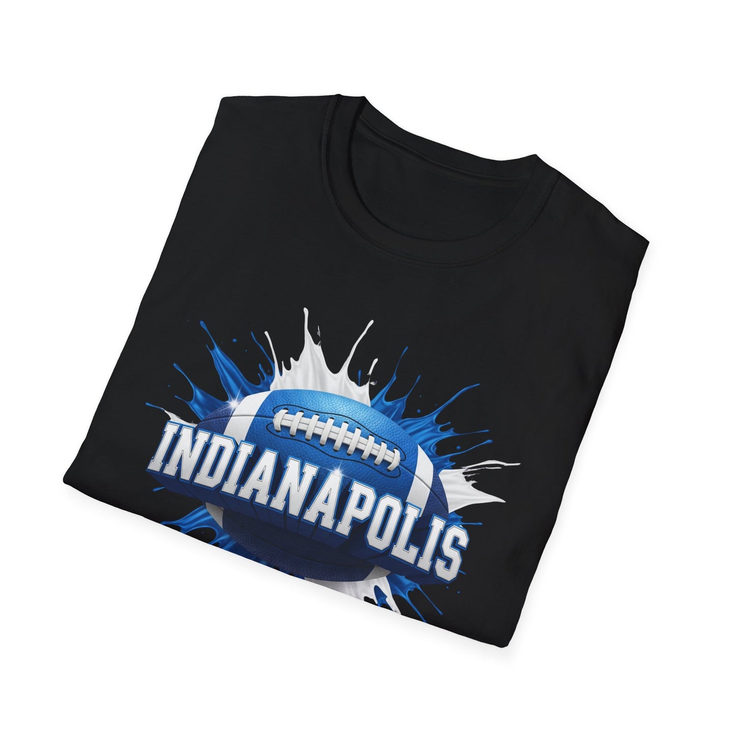 Indianapolis Football Unisex T-Shirt, Indianapolis Team Tee, Football Gift for Indianapolis Fans, Game Day Shirt, Sports Fan Apparel Tee