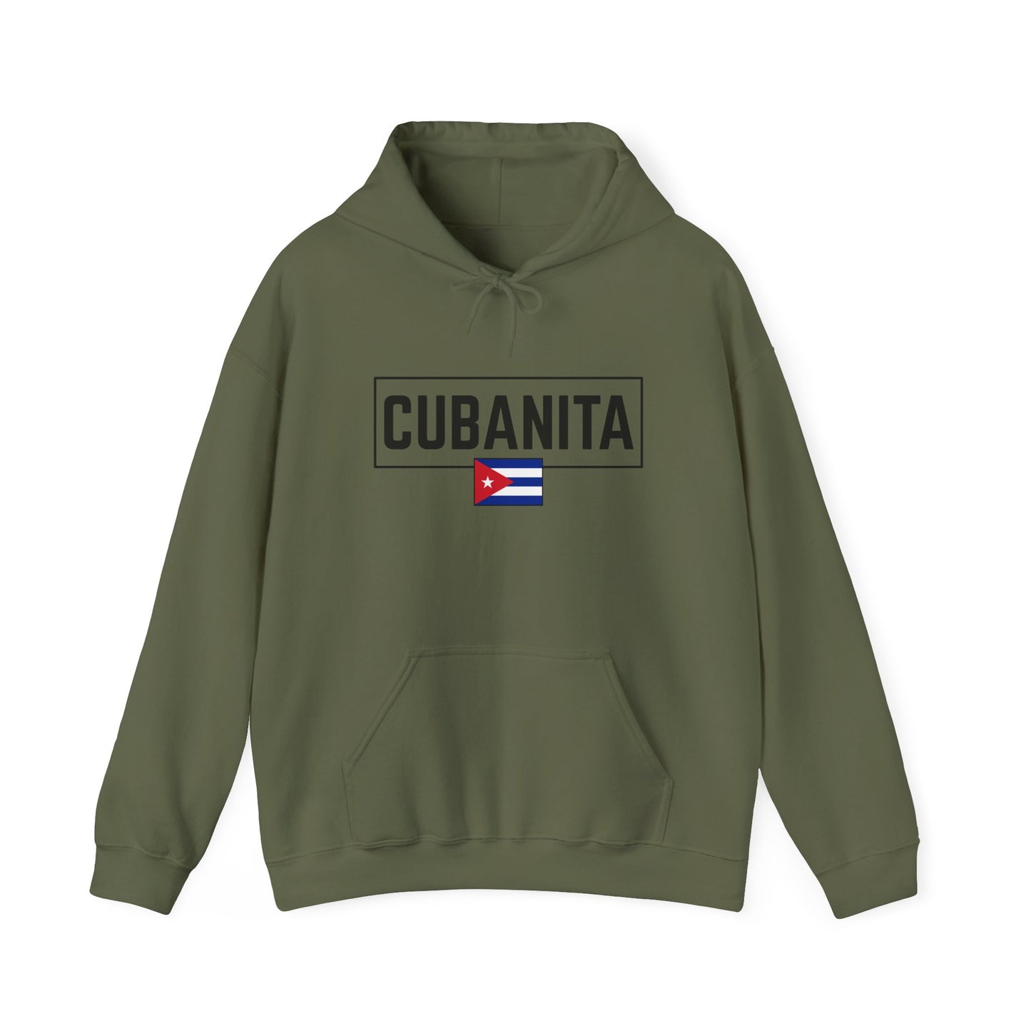 CUBANITA Hoodie – Cuban Flag Hoodie for Women, Latina Pride Hoodie, Cuba Heritage Top, Cuban Culture Graphic Hoodie