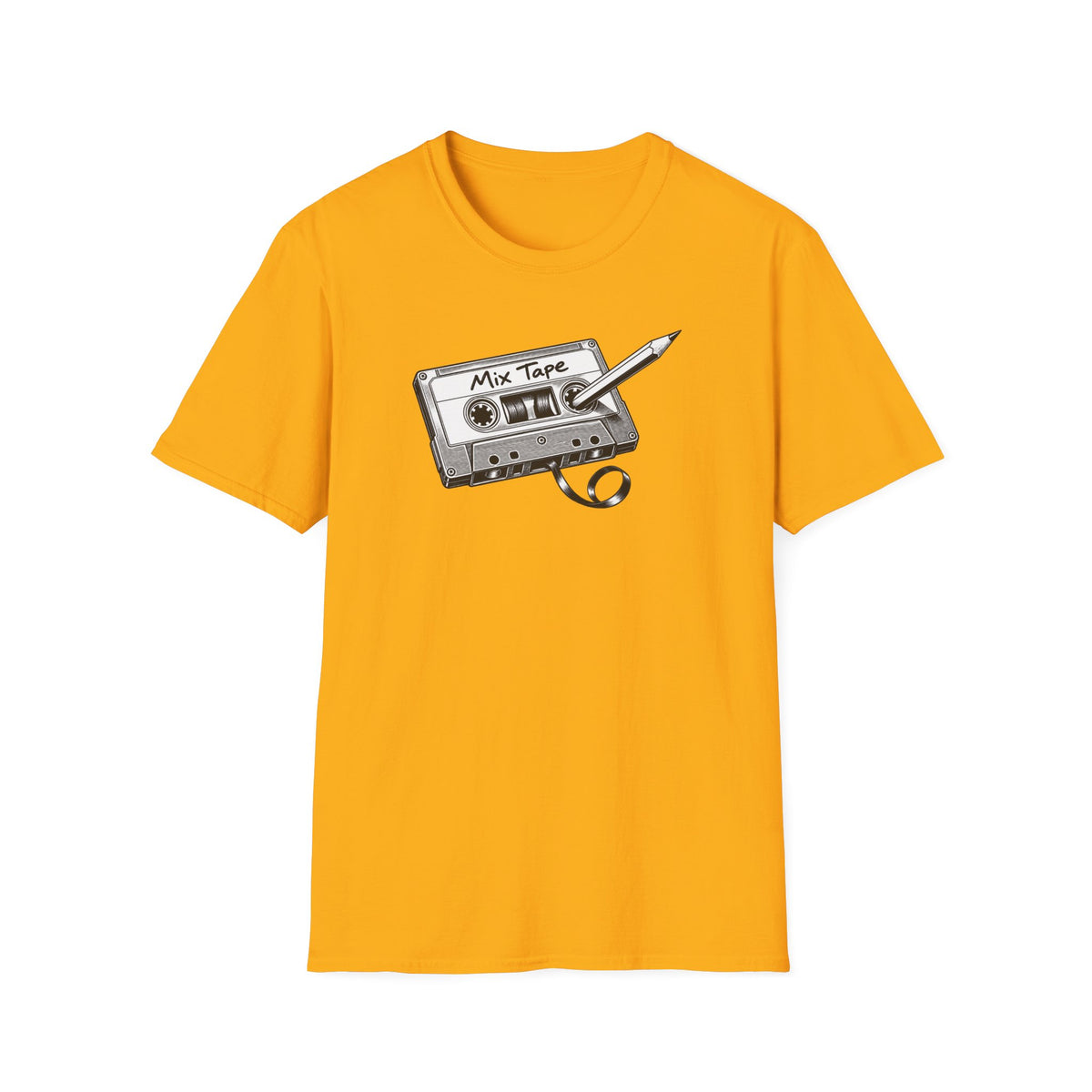 Retro Cassette Shirt, Vintage Music T-Shirt, Analog Audio Tee, Old School Music Lover Gift