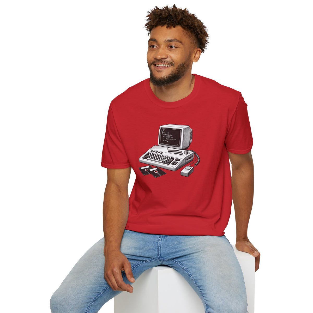 Vintage Computer T-Shirt, Retro Tech Shirt, Floppy Disk Tee, Programmer Gift, Computer Nerd Shirt