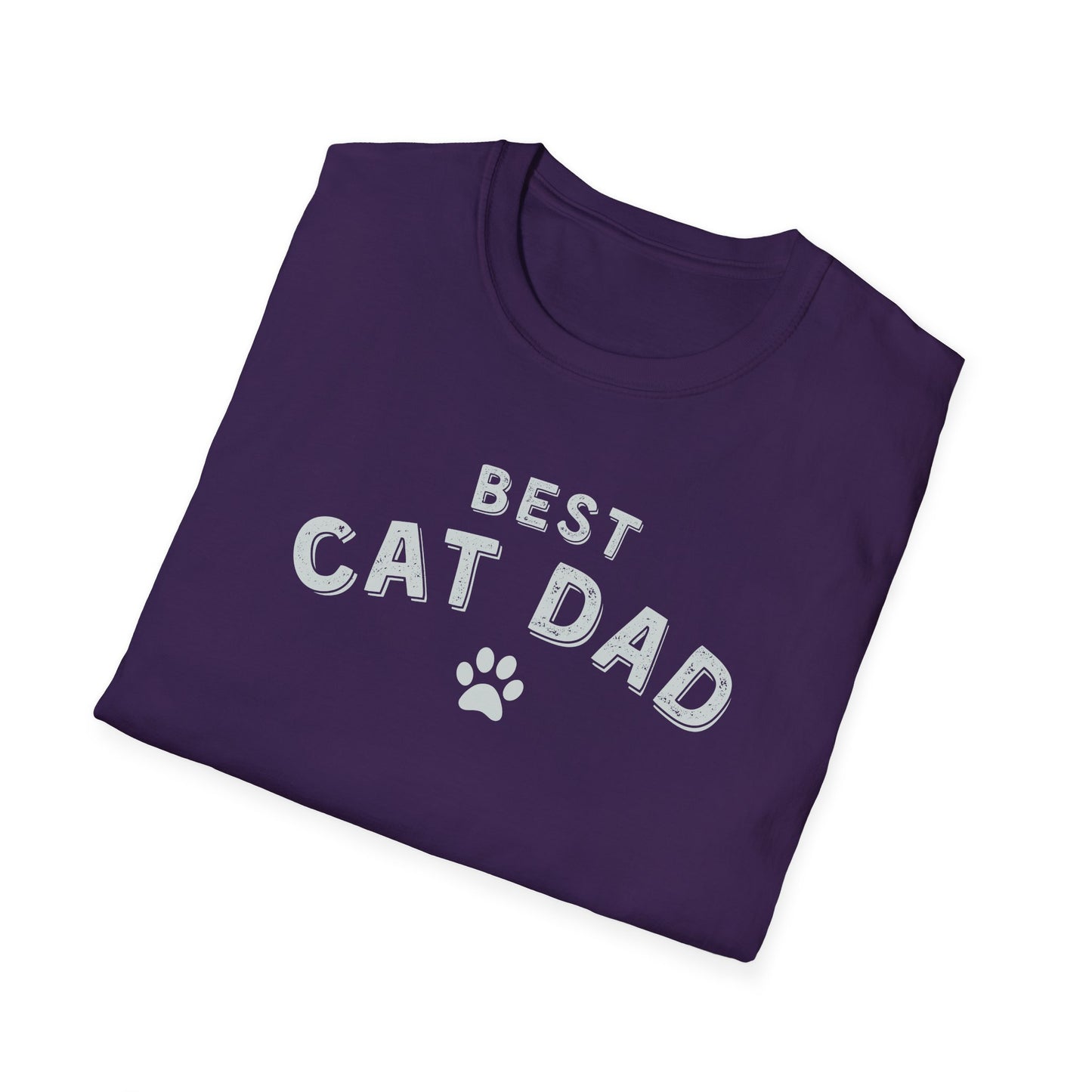 Best Cat Dad T-Shirt – Funny Cat Lover Shirt for Men, Cat Dad Gift Tee, Pet Owner Graphic Shirt