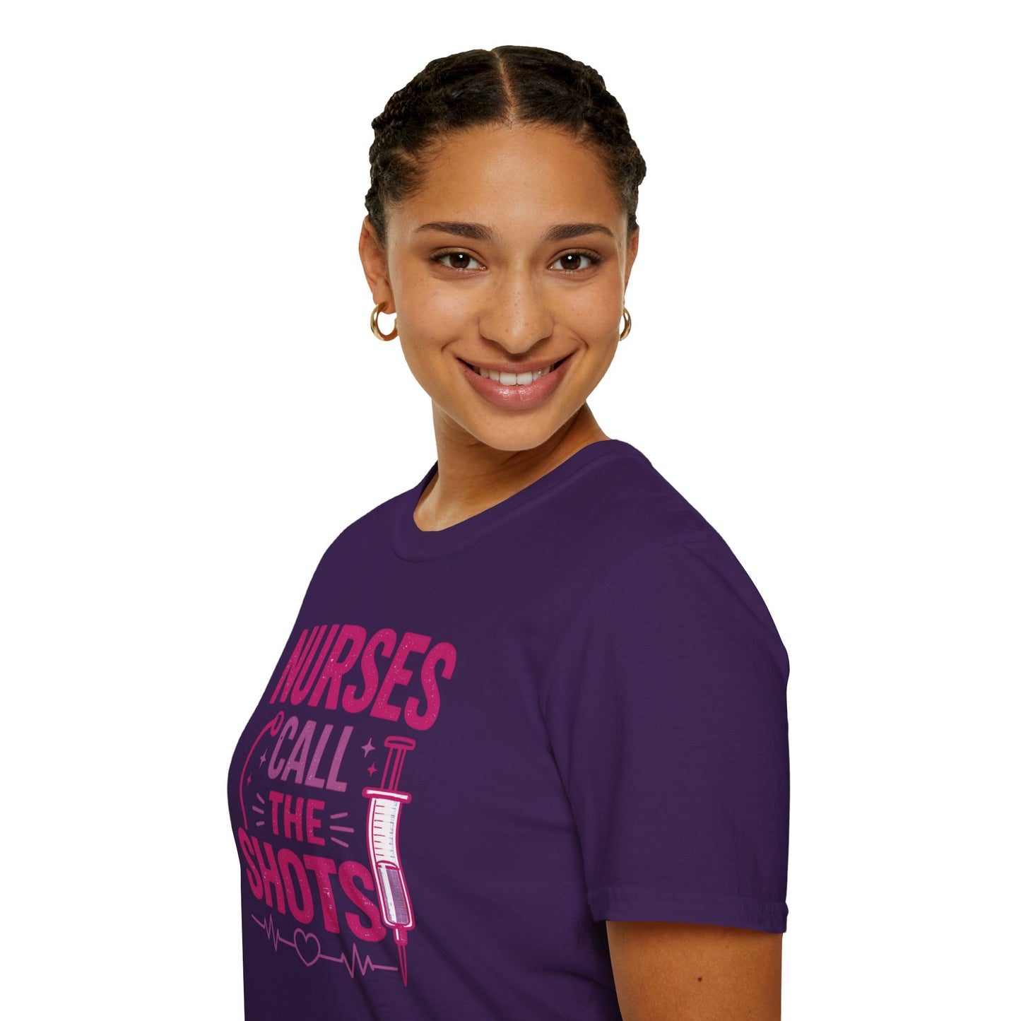 Nurses Call The Shots Shirt Funny Nurse Gift Medical Humor RN CNA Nursing Tee