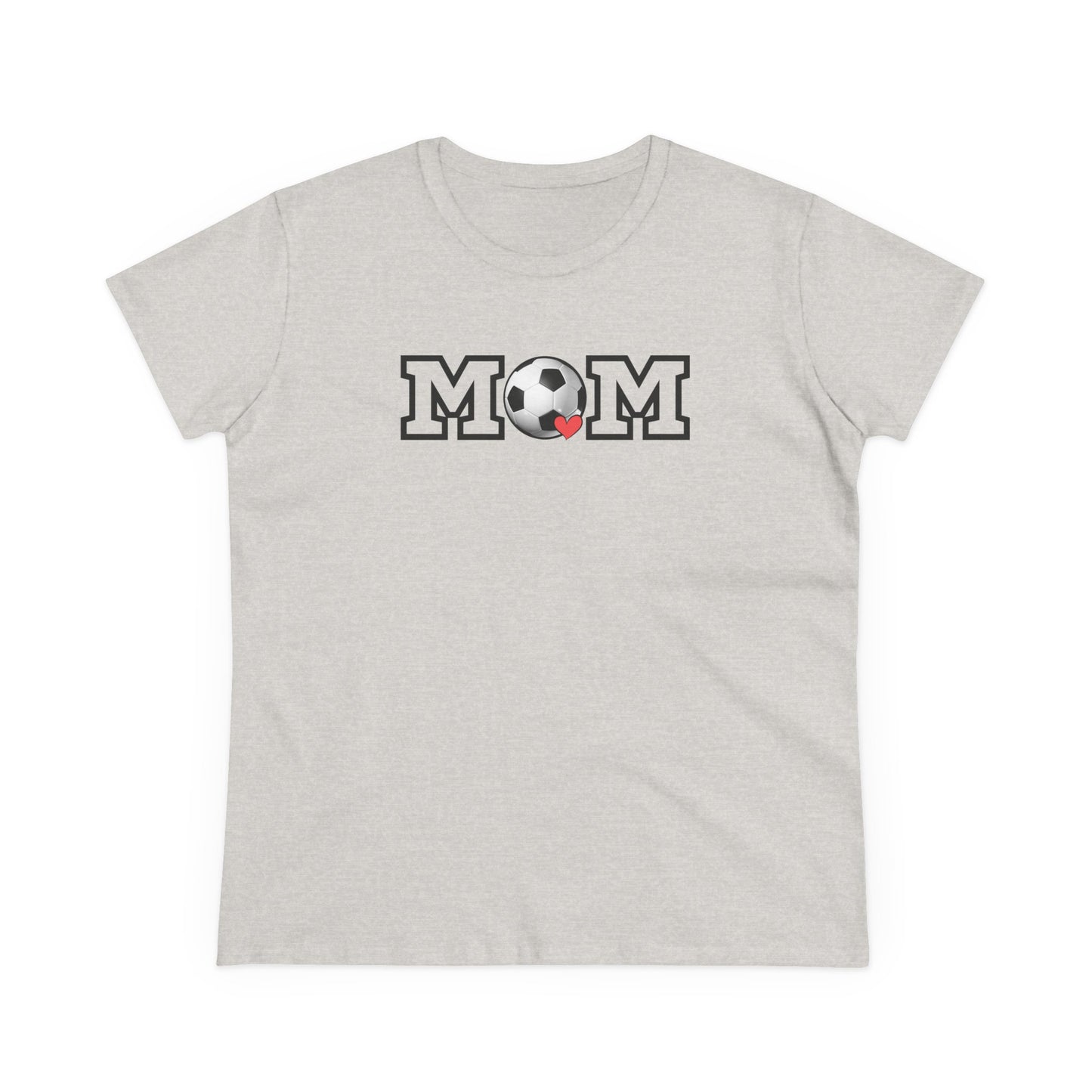 Soccer Mom Shirt, Sports Mom Gift, Cotton T-Shirt, Soccer Fan Apparel, Mother's Day Tee, Mom loves Soccer, Sports Mom