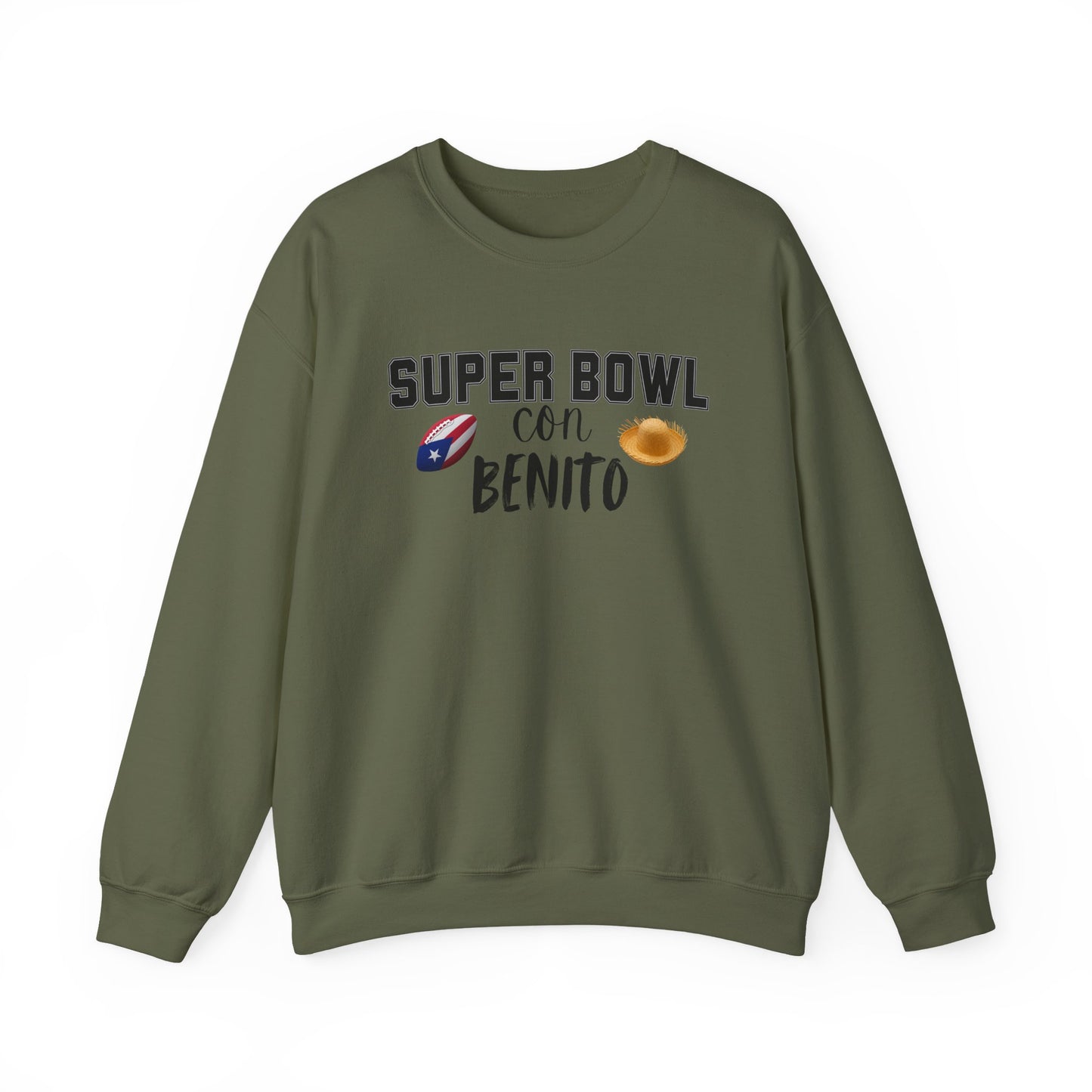 Benito Bowl Halftime 2026 Sweatshirt, Benito Bowl Shirt, Football Fan Gift, Puerto Rico Heritage Sweatshirt, Boriqua Pride Gift