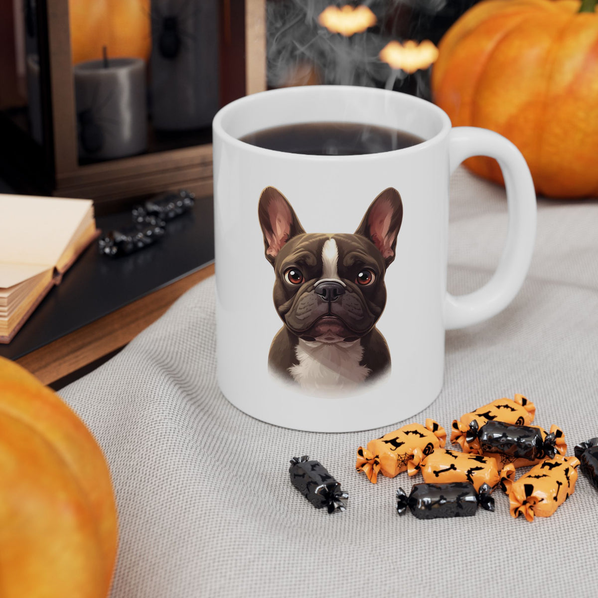 Frenchie Mug, French Bulldog Coffee Mug, Dog Lover Mug, Pet Parent Gift, Frenchie Mom Dad Cup 11oz or 15oz, Dog Lover Gift