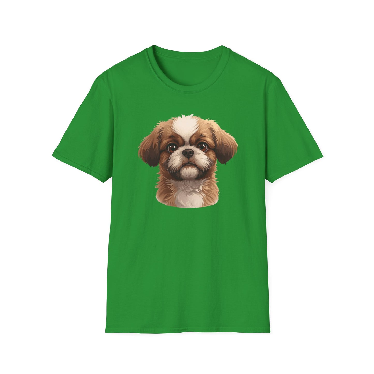 Shih Tzu Dog Portrait Shirt – Shih Tzu Shepherd Dog Lover Gift, Cute Dog Mom Tee, Dog Dad Shirt, Pet Breed Apparel