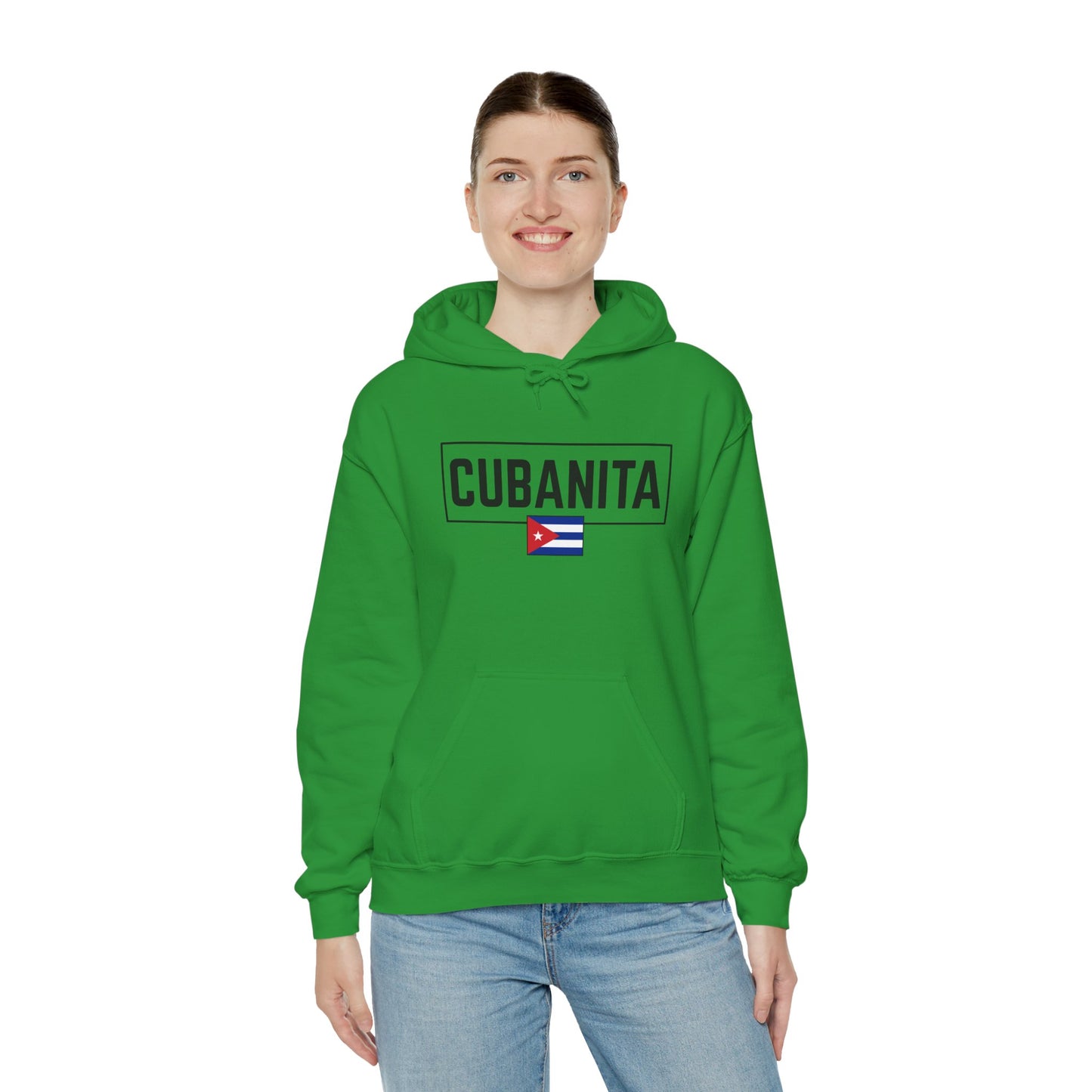 CUBANITA Hoodie – Cuban Flag Hoodie for Women, Latina Pride Hoodie, Cuba Heritage Top, Cuban Culture Graphic Hoodie