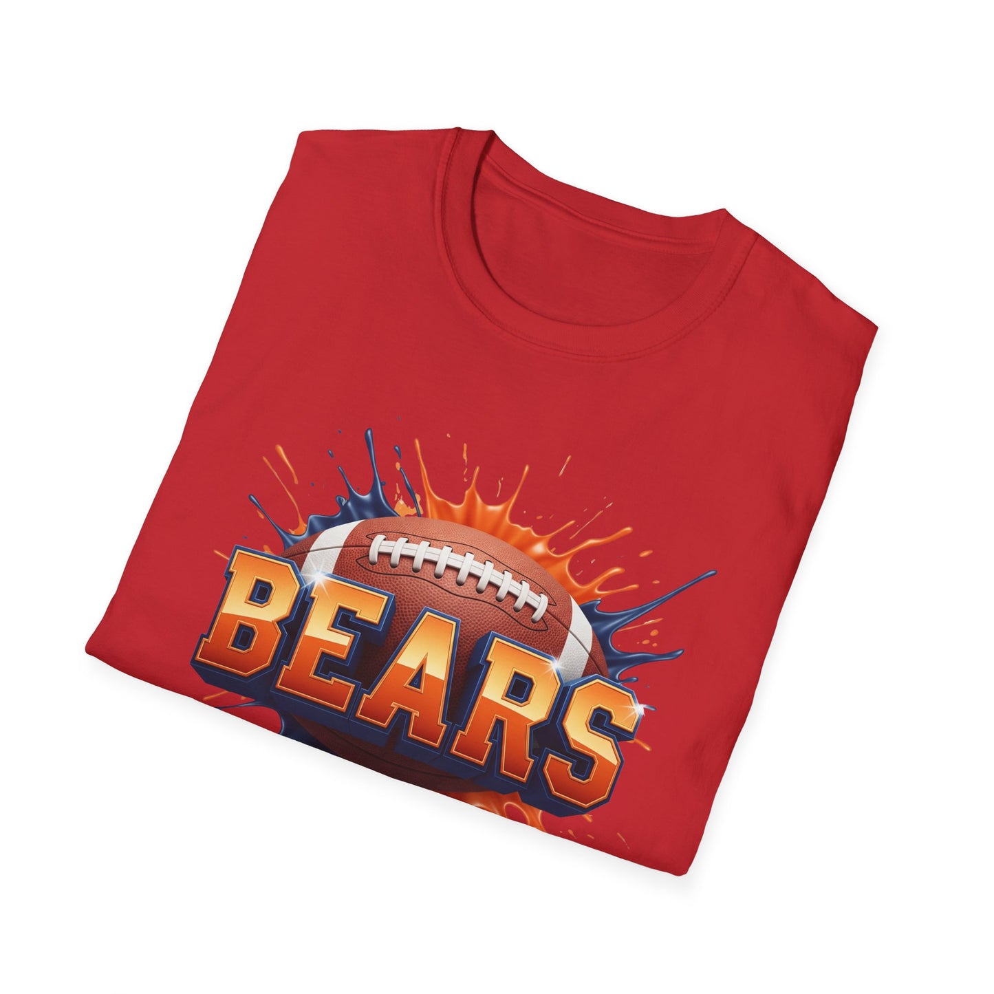 Chicago Football Unisex T-Shirt, Chicago Team Tee, Football Gift for Chicago Fans, Game Day Shirt, Sports Fan Apparel, Football Tee