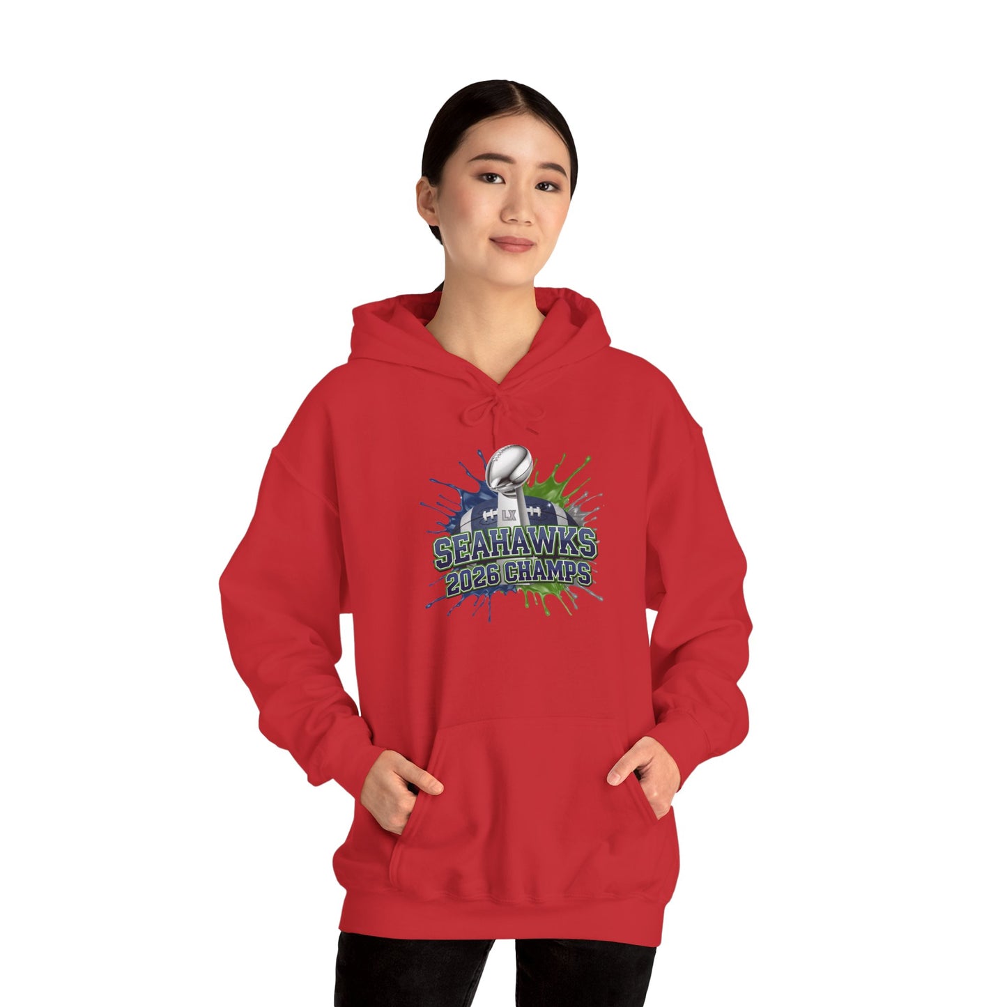 Seahawks 2026 Champions Hoodie – Seahawks Football 12s Fan Hoodie, 2026 football Champs, Football Gift