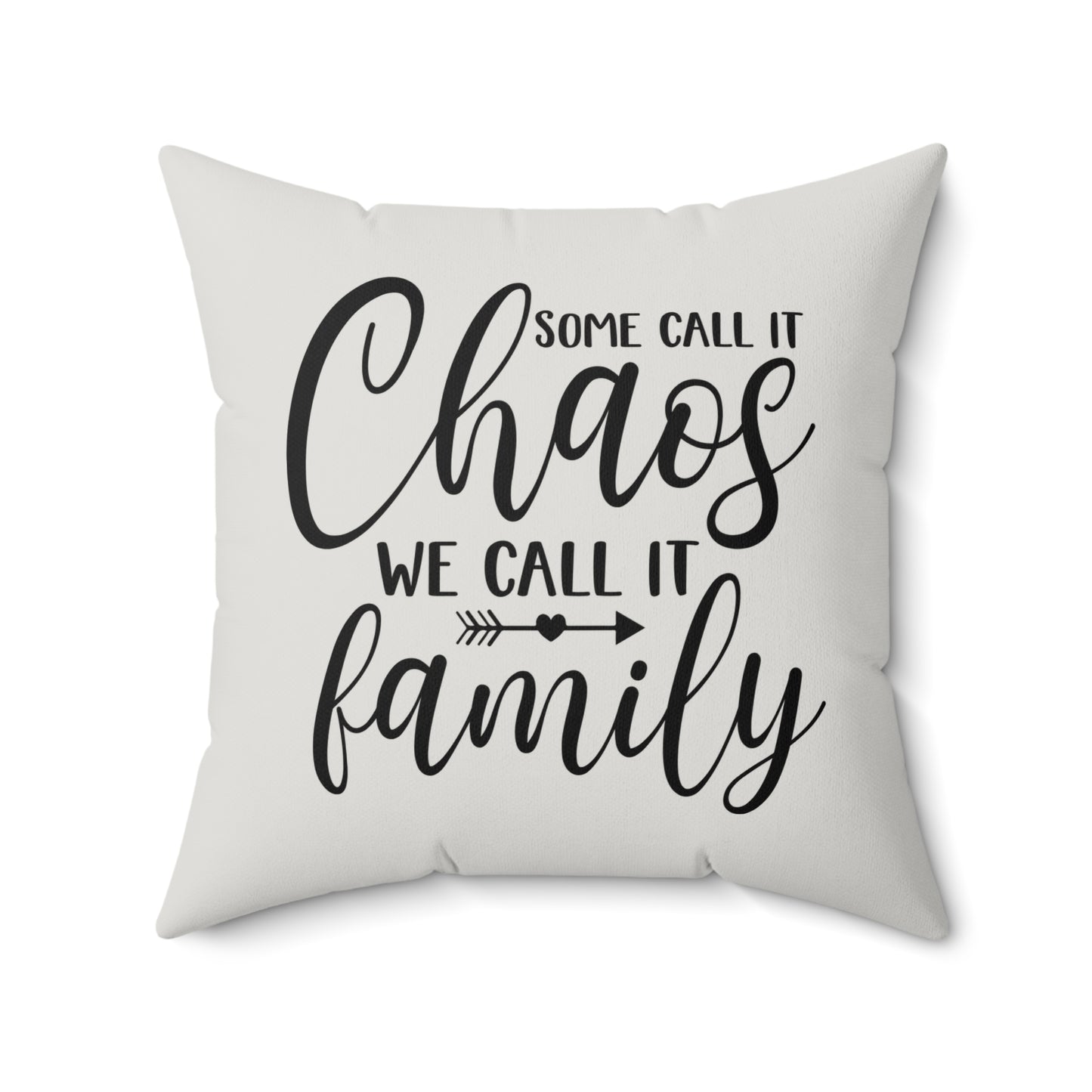 Family Quote Pillow, Faux Suede Throw Cushion for Home Decor, Gift for friends and family, Living Room Accent, Couch Pillow
